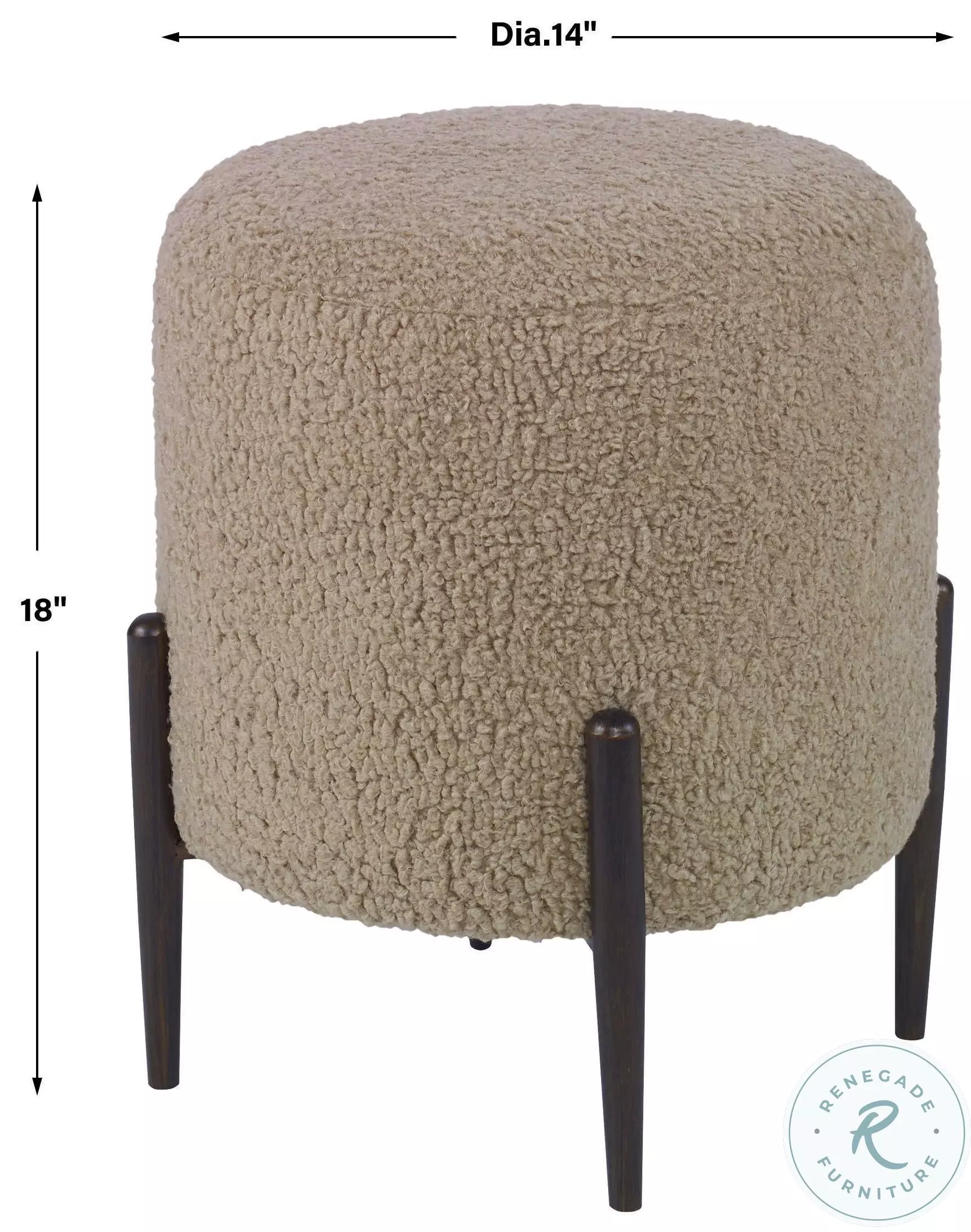 Vance Latte Ottoman