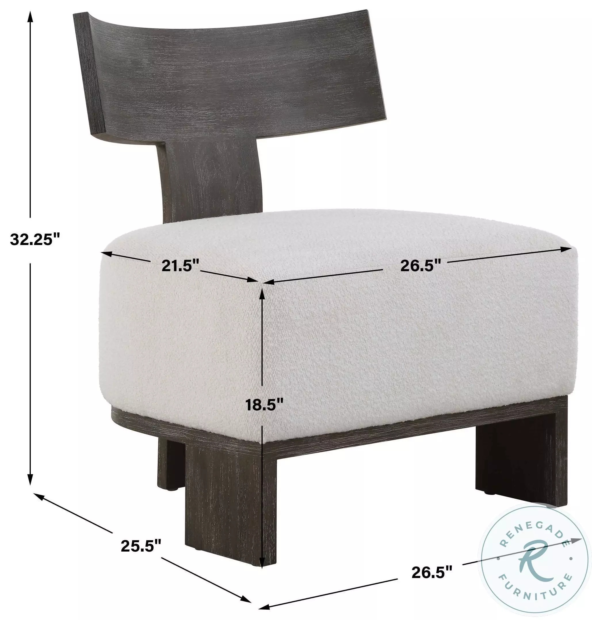 Perelle Sugar Toned Accent Chair