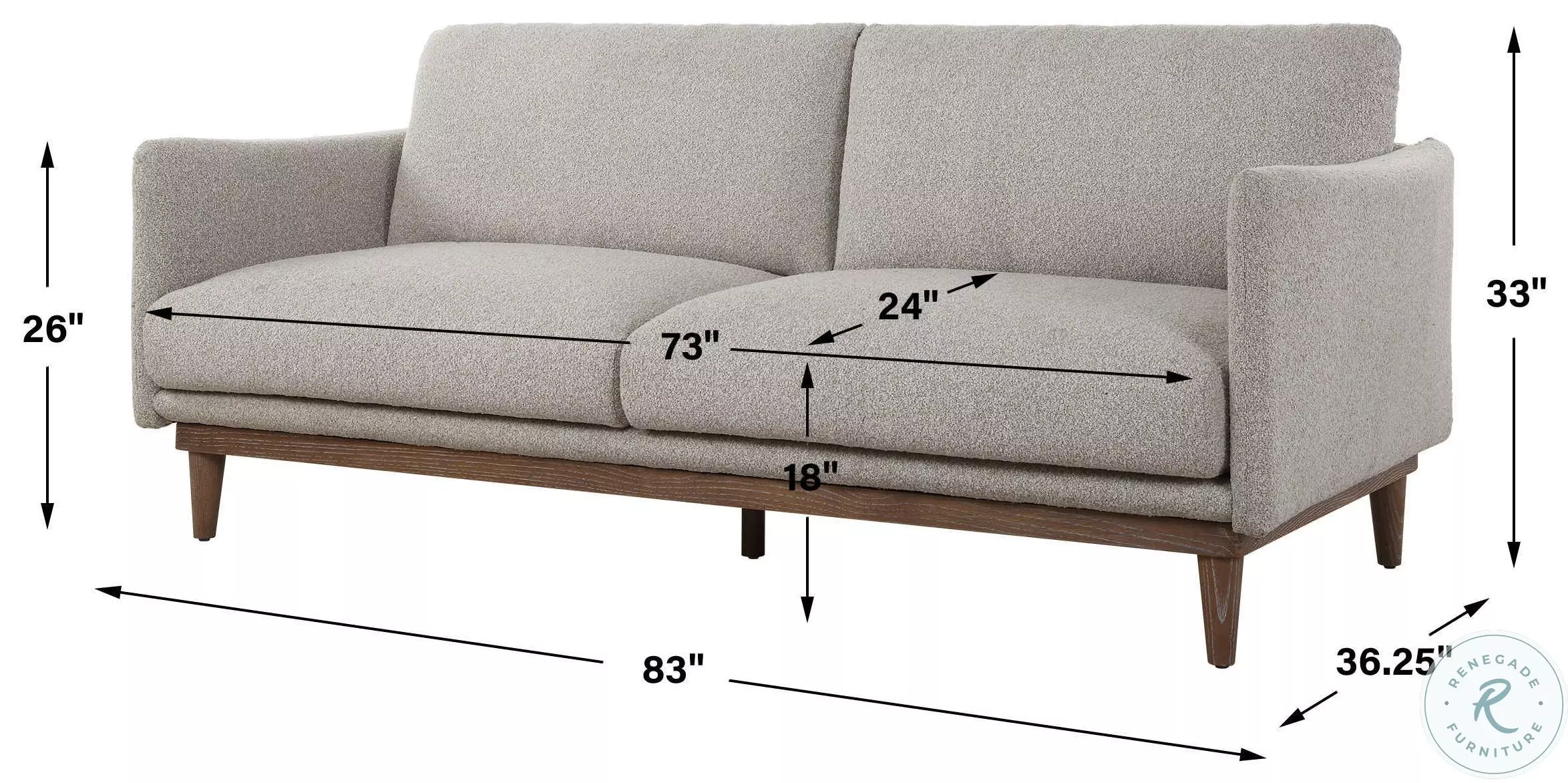 Rallston Toasty Beige Sofa