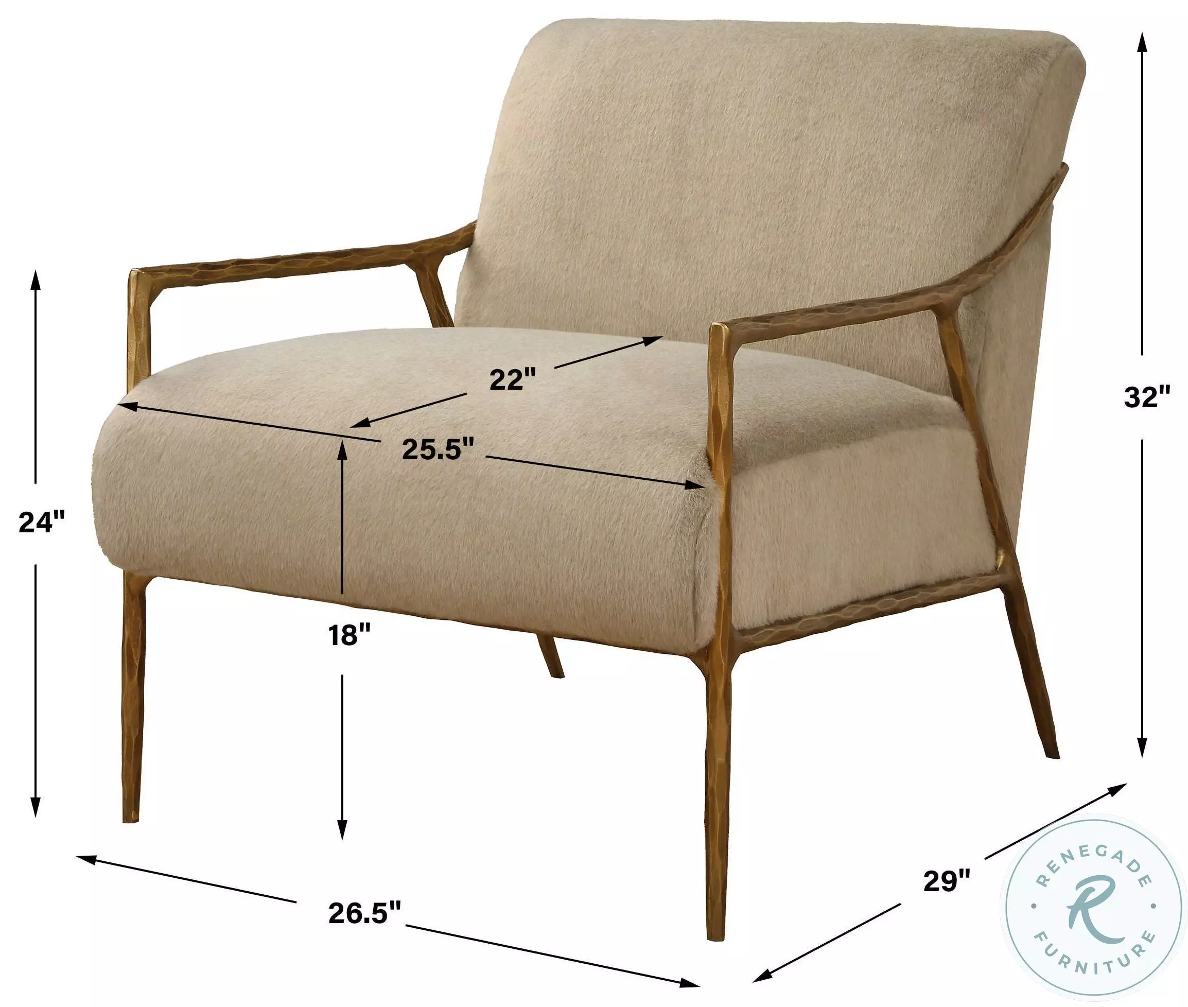 Donhaven Soft Fawn Tone Accent Chair