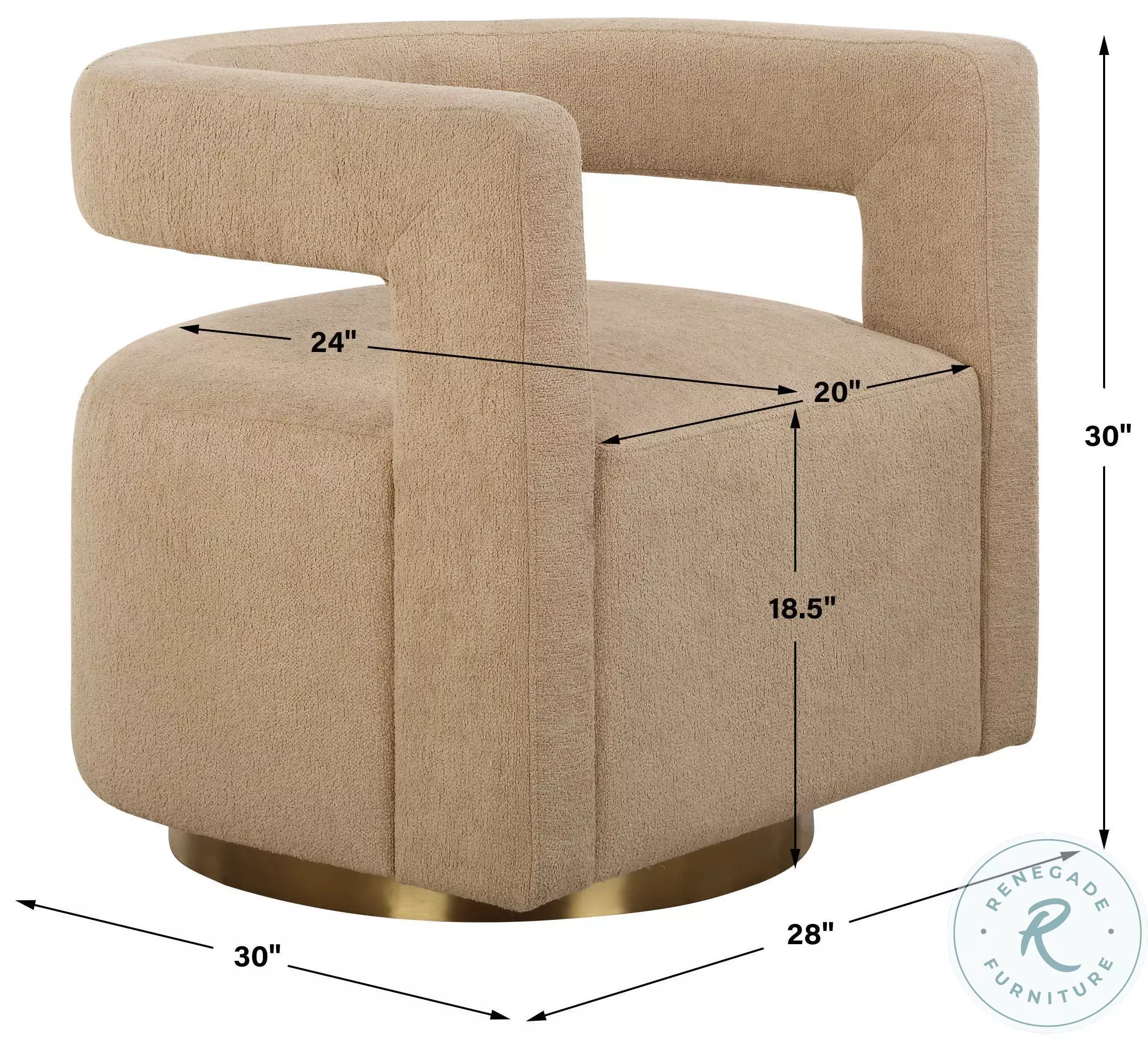 Element Toast Swivel Chair