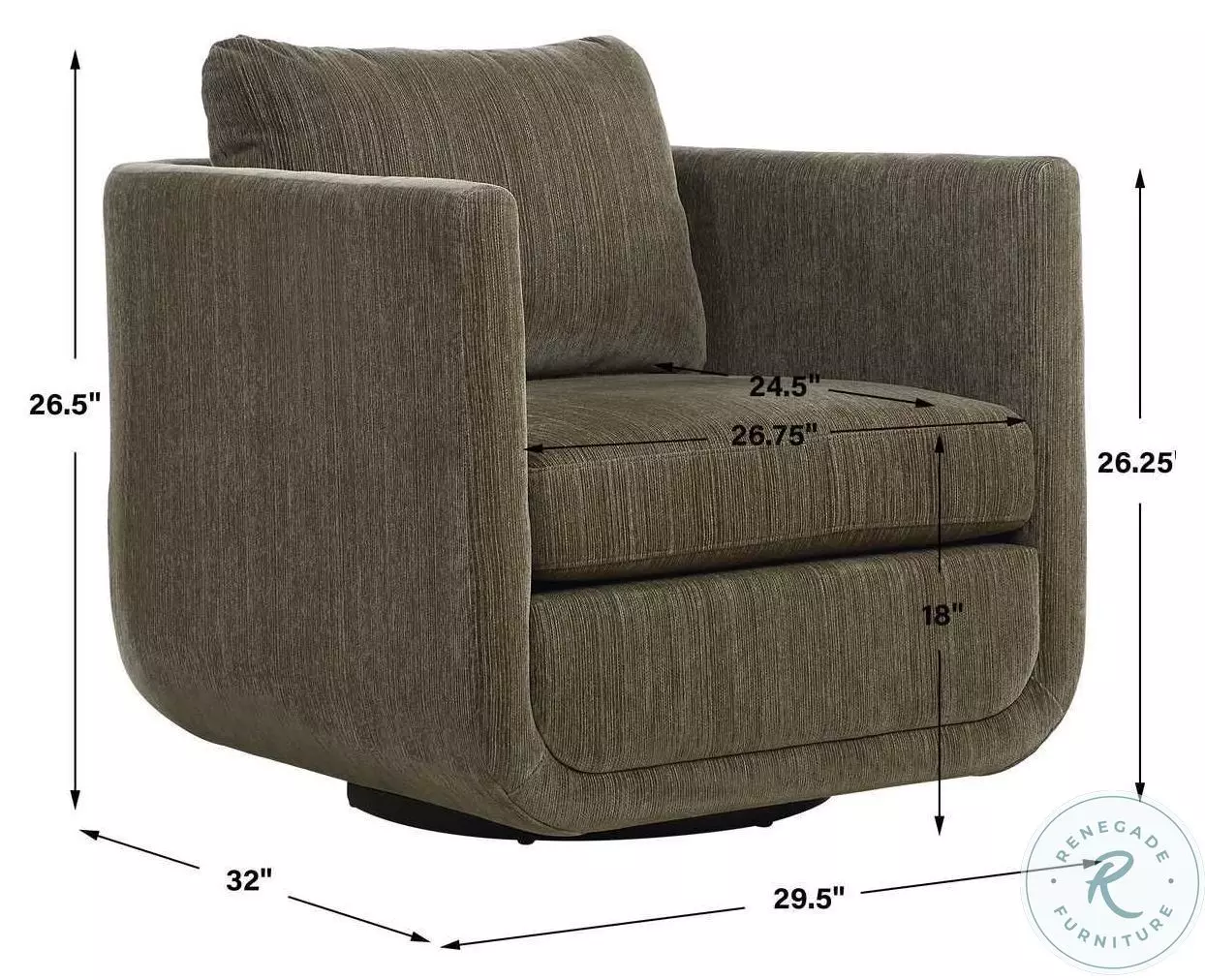 Abound Herb Swivel Chair