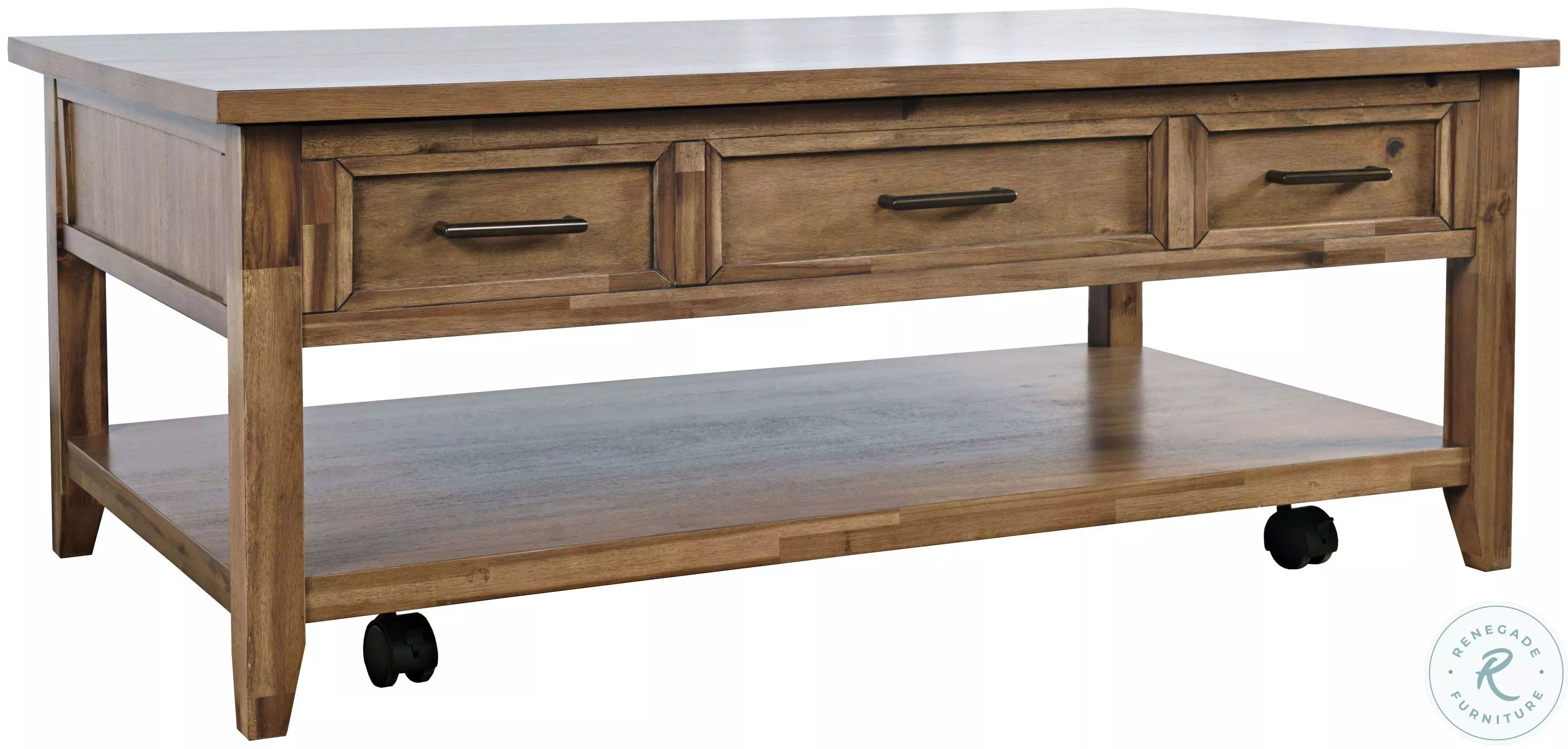 Claremont Wire Brush Brown Lift Top Coffee Table From Jofran