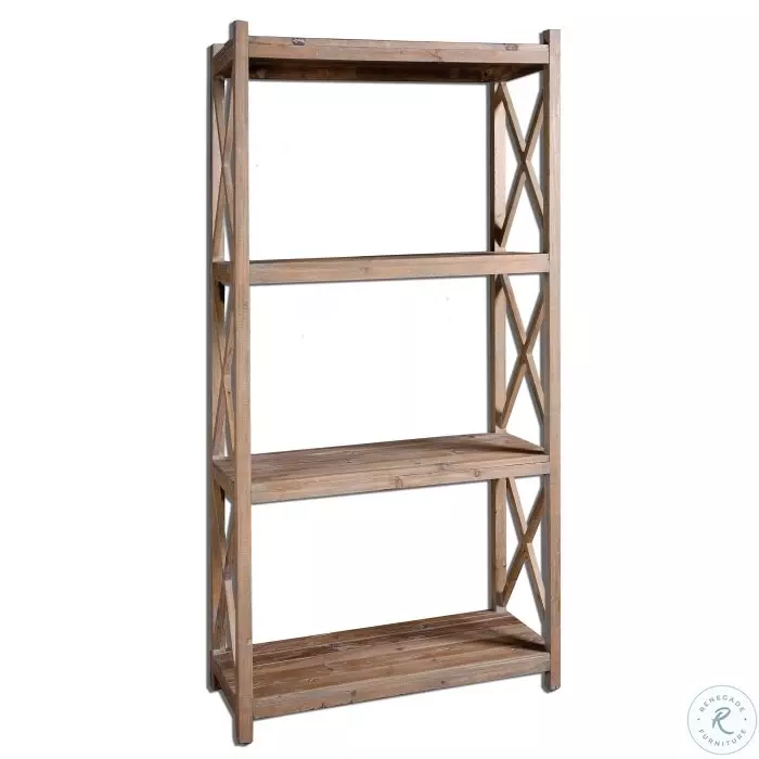 Stratford Neutral Etagere From Home Gallery Stores | Home Gallery Stores