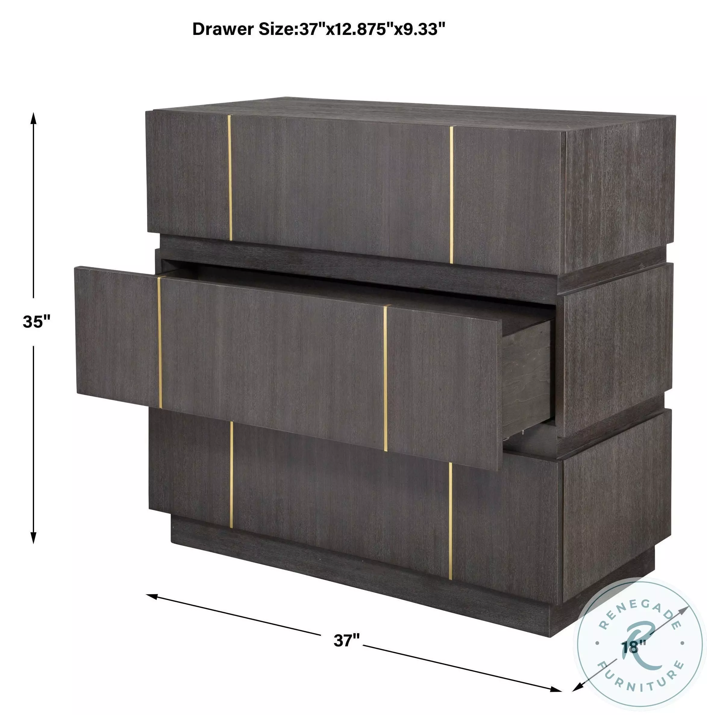 Dawn Dark Walnut Accent Chest
