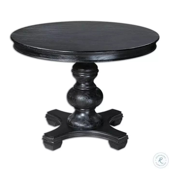 Thorin Satin Black Dining Table From Soul & Essentials | Coleman 