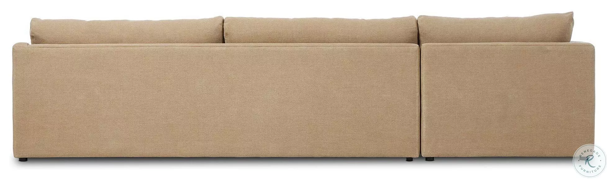 Aurelia Broadway Canvas Sectional from Four Hands | Coleman Furniture