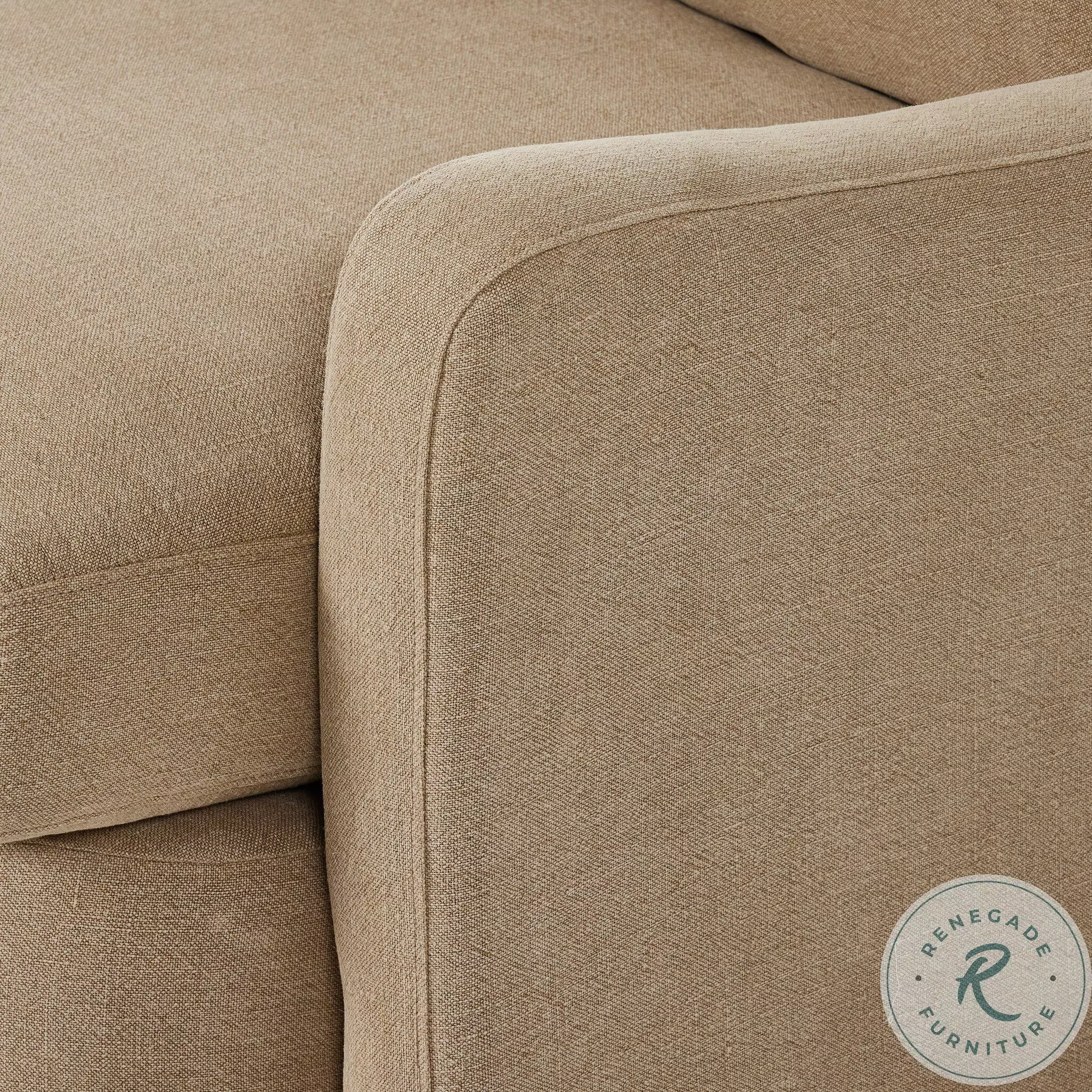 Aurelia Broadway Canvas Sectional from Four Hands | Coleman Furniture