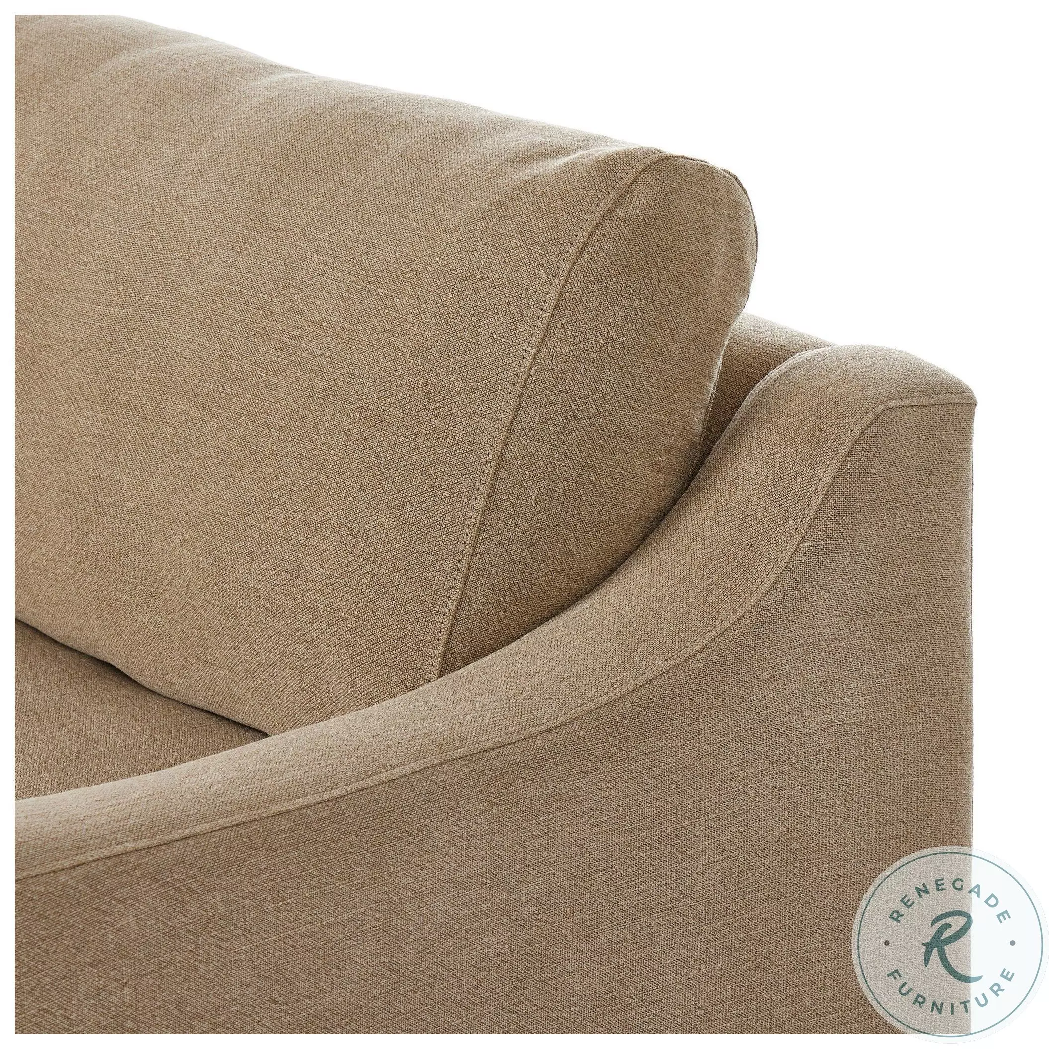 Aurelia Broadway Canvas Sectional from Four Hands | Coleman Furniture