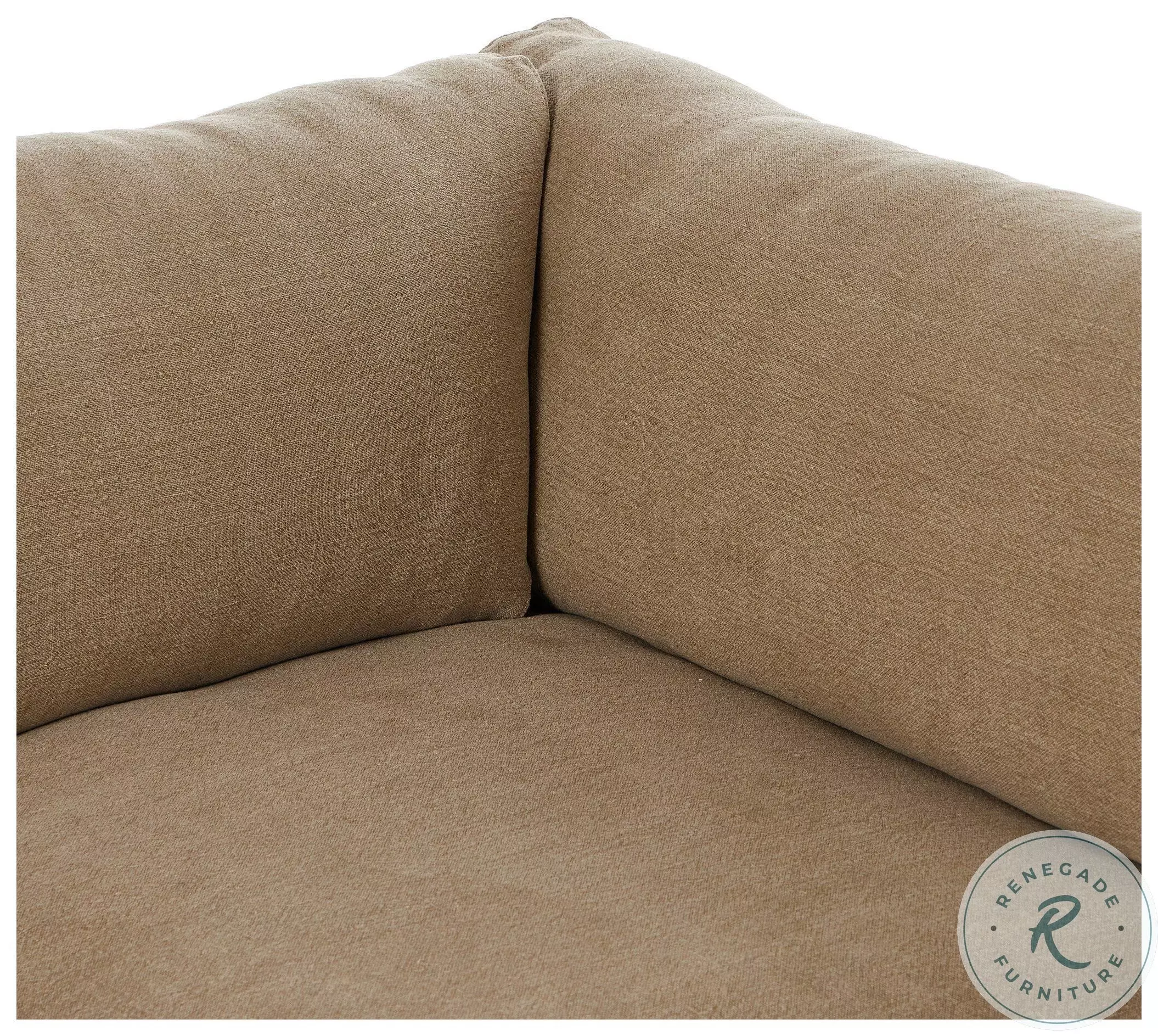 Aurelia Broadway Canvas Sectional from Four Hands | Coleman Furniture