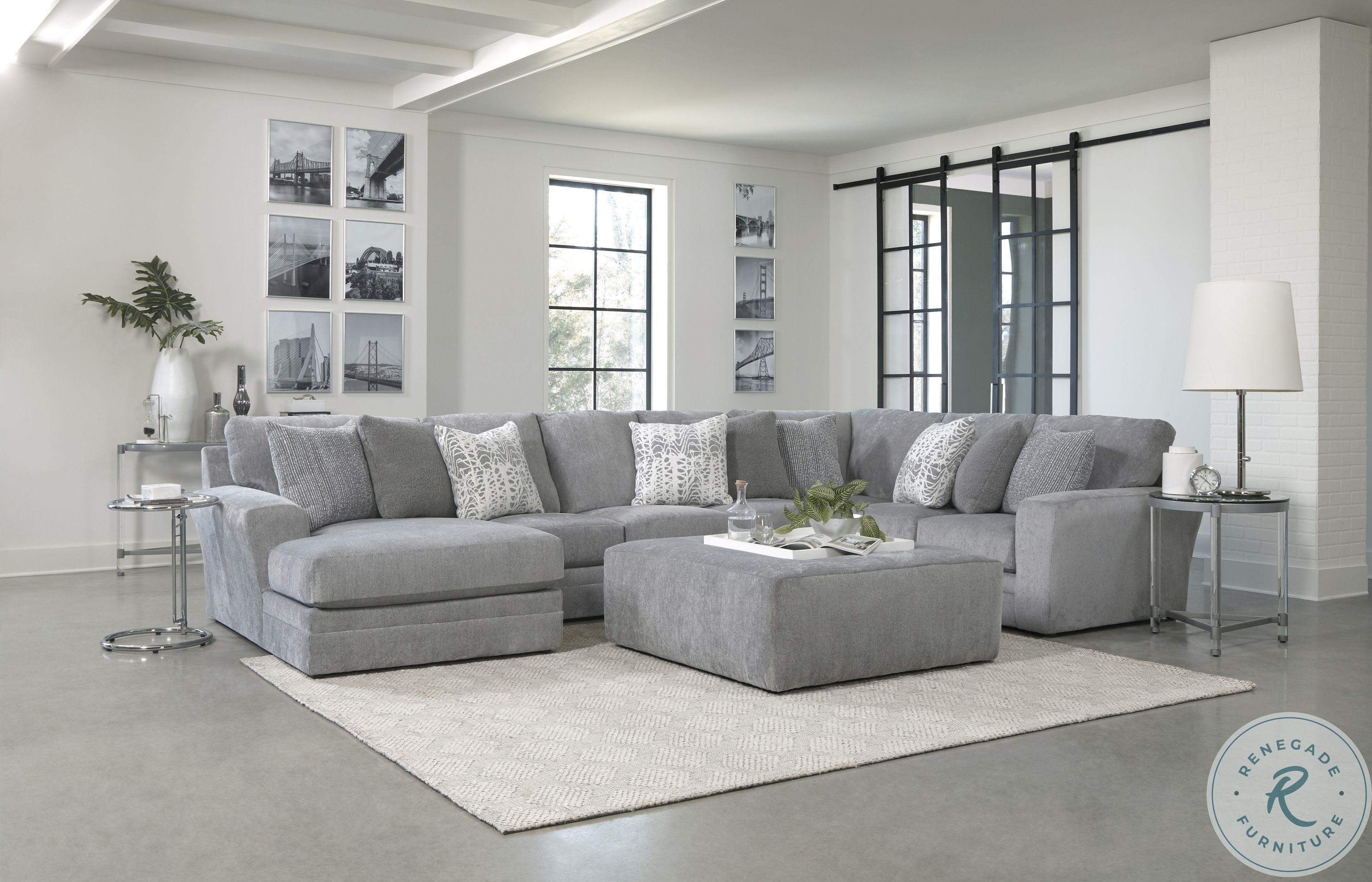 Glacier Shark LAF Large Sectional from Jackson Coleman Furniture