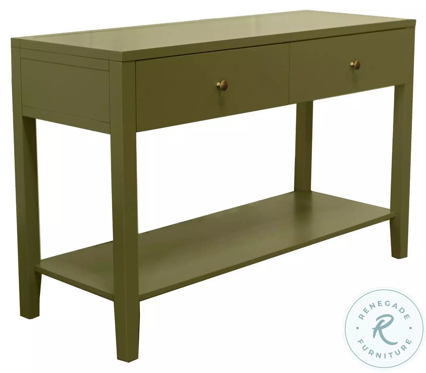 Avery Olive Green Console Table From Alpine | Coleman Furniture
