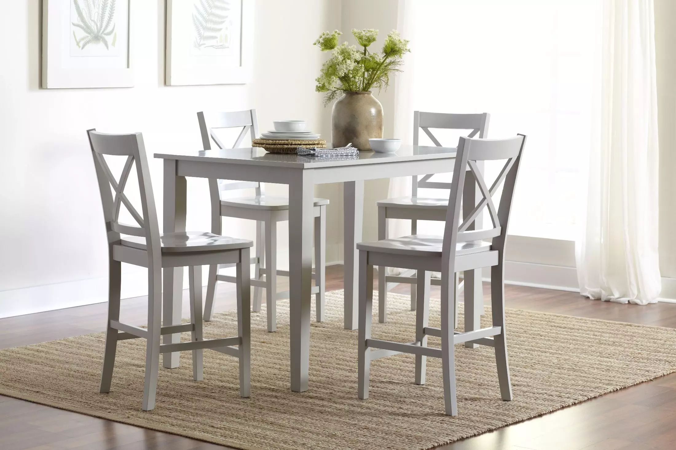 Jofran Simplicity Solid Wood Classic 54" Counter Height Dining Table