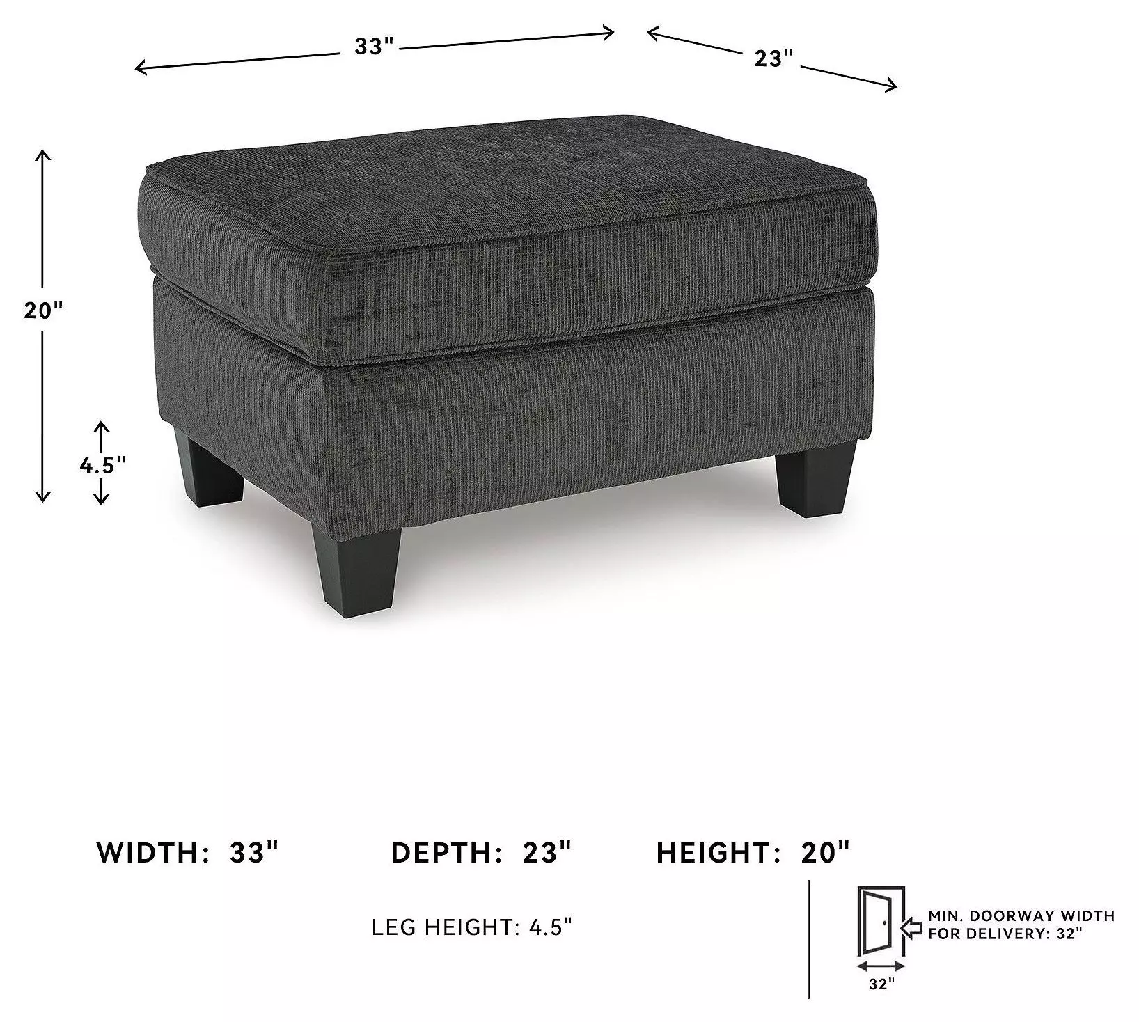 Erinslane Dusk Ottoman