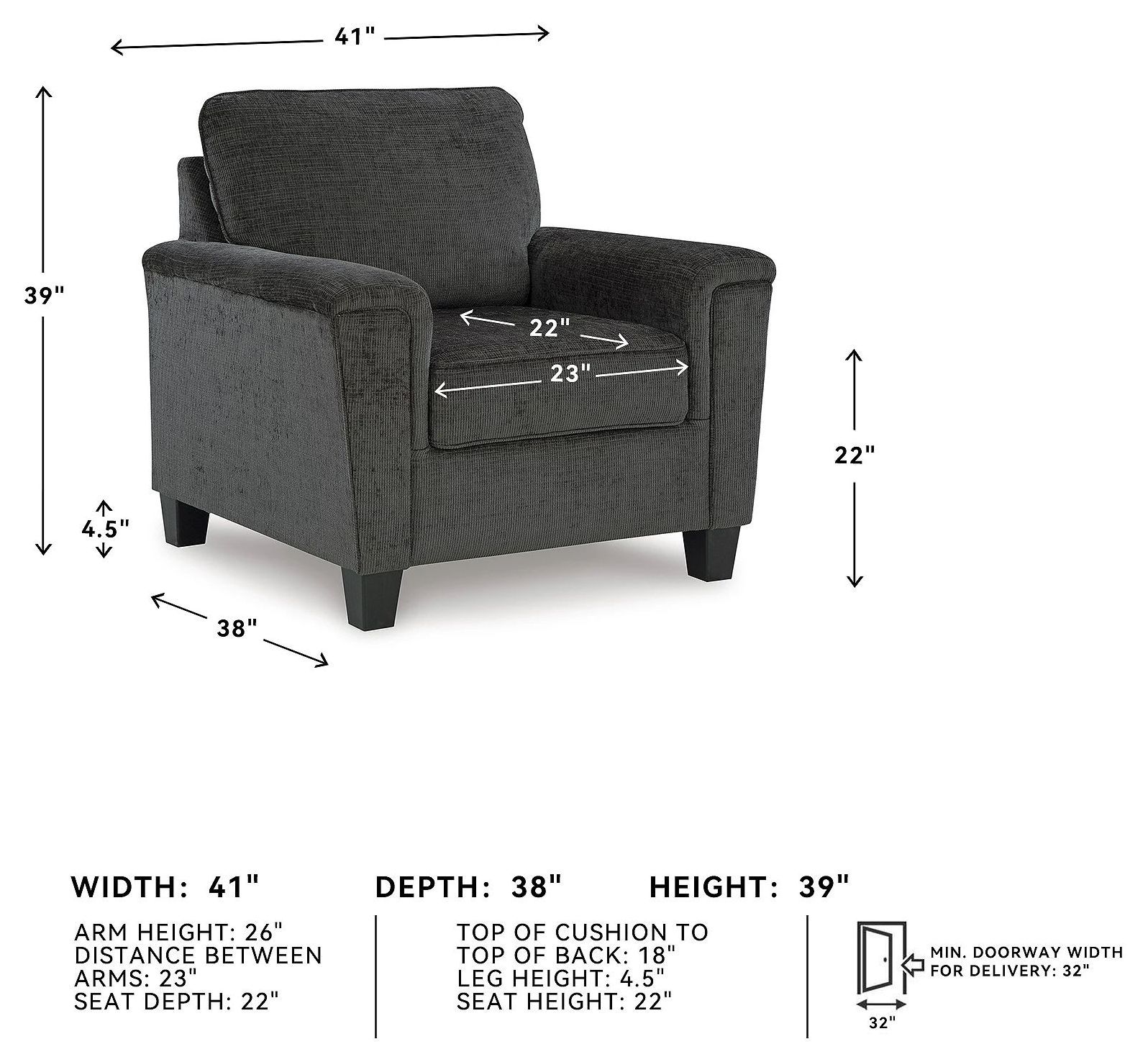 Erinslane Dusk Chair