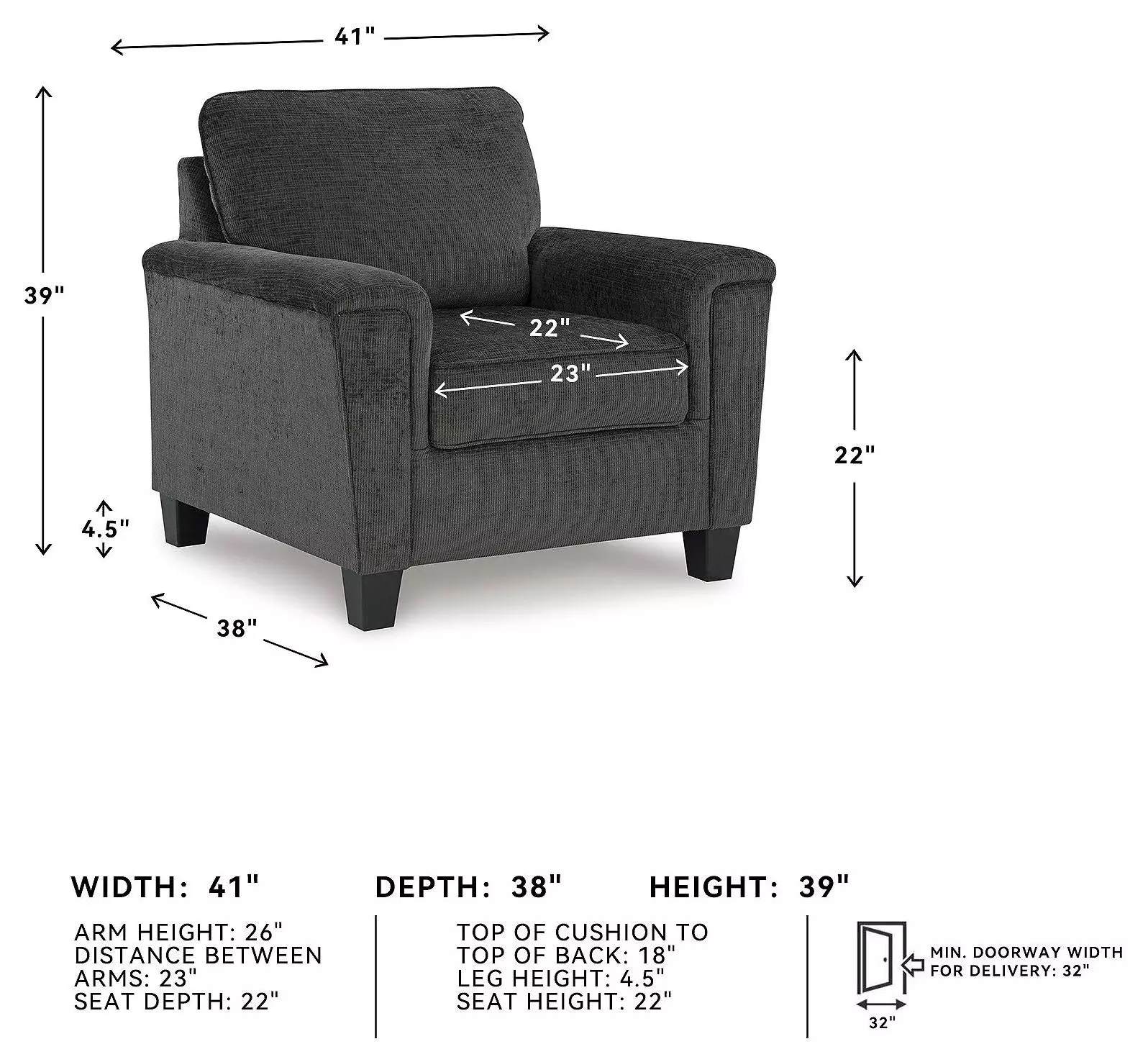 Erinslane Dusk Chair