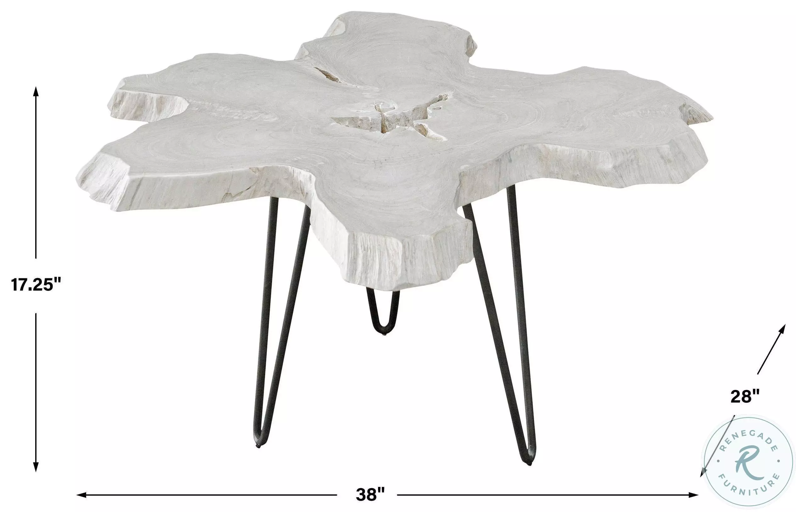 Linkford Bleached Teak Cocktail Table