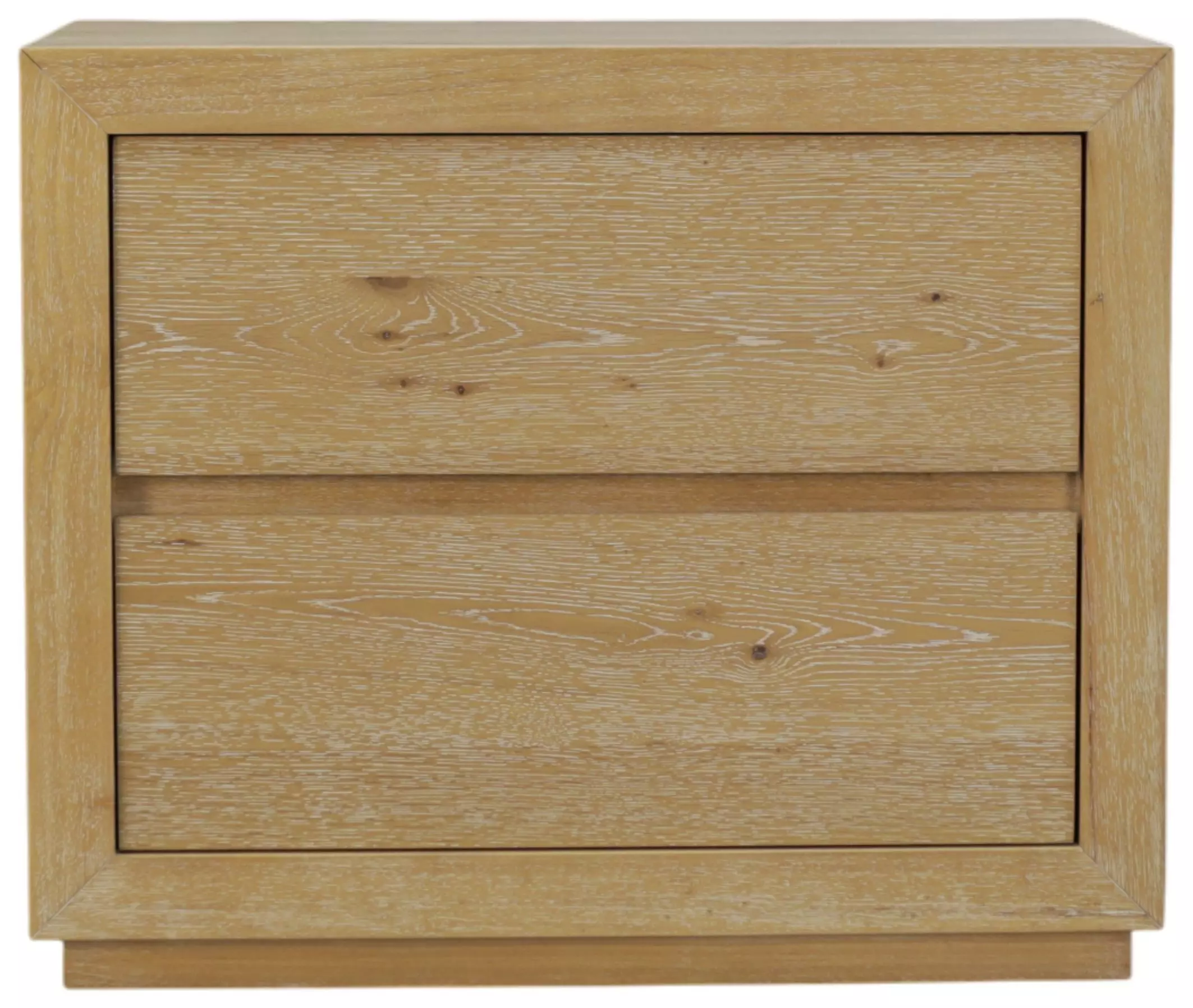 Harper Light Oak 2 Drawers Nightstand From Alpine Furniture