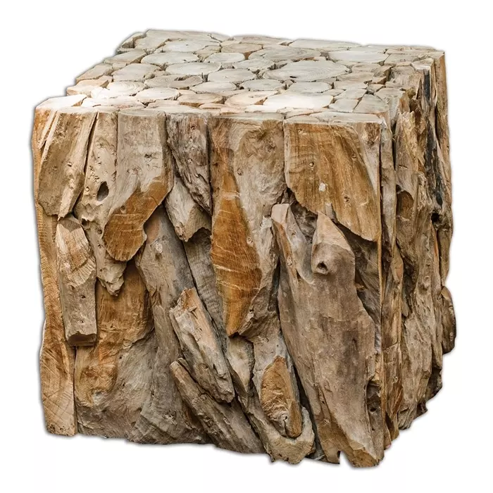 Uttermost 25592 Teak Root 18.5 X 16.5 inch Bunching Cube Sculpture
