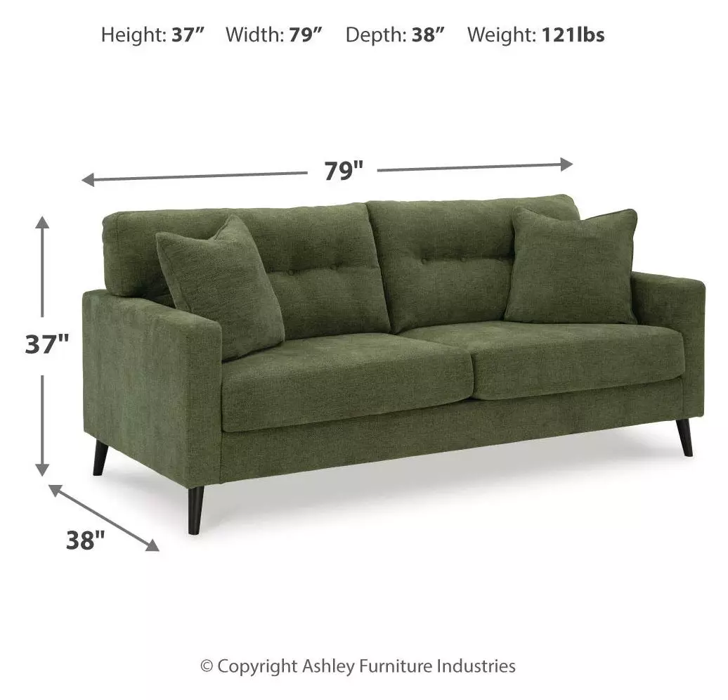 Bixler Olive 79" Sofa