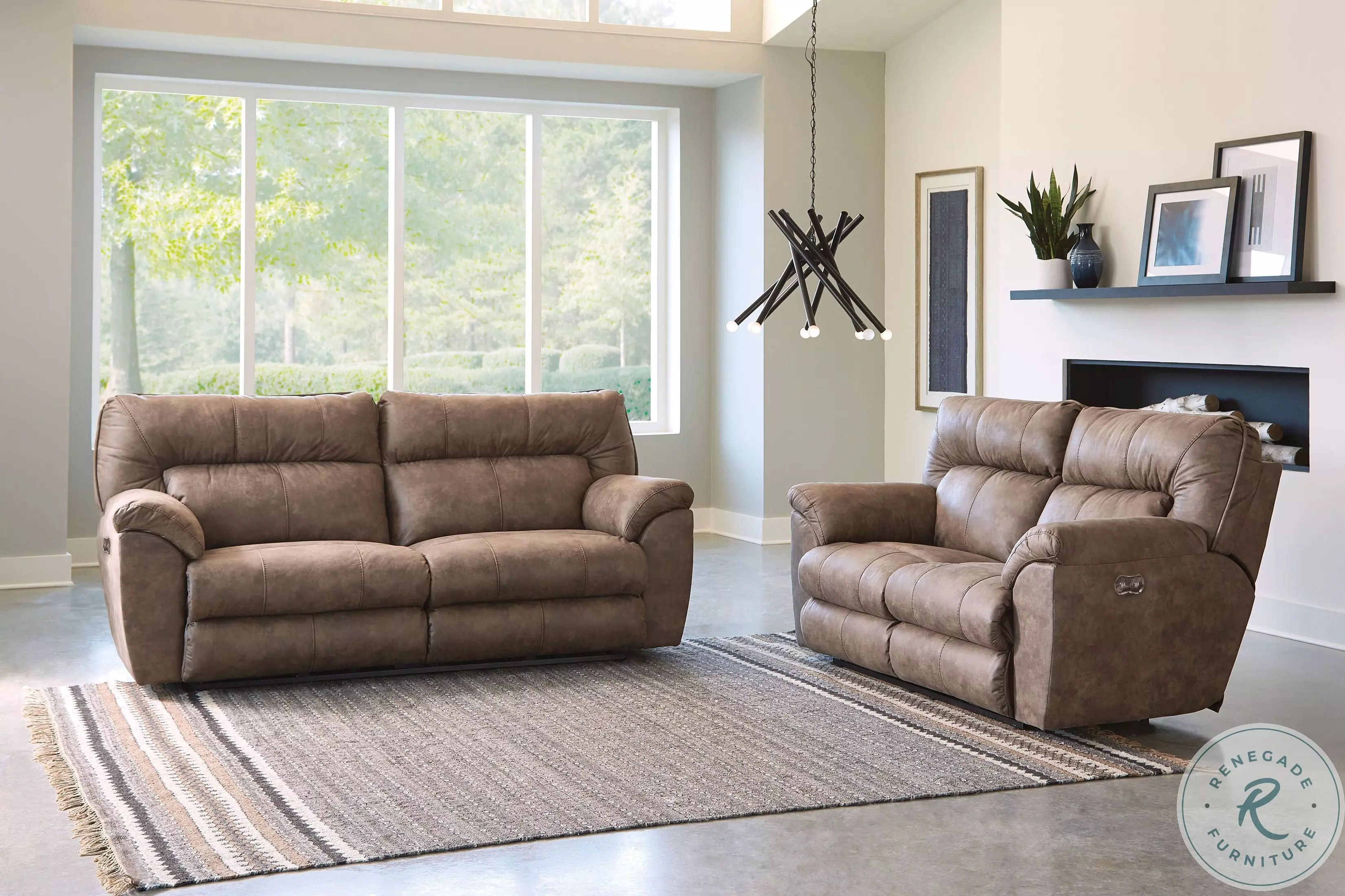 Hollins Coffee Power Reclining Sofa From Catnapper | Coleman Furniture