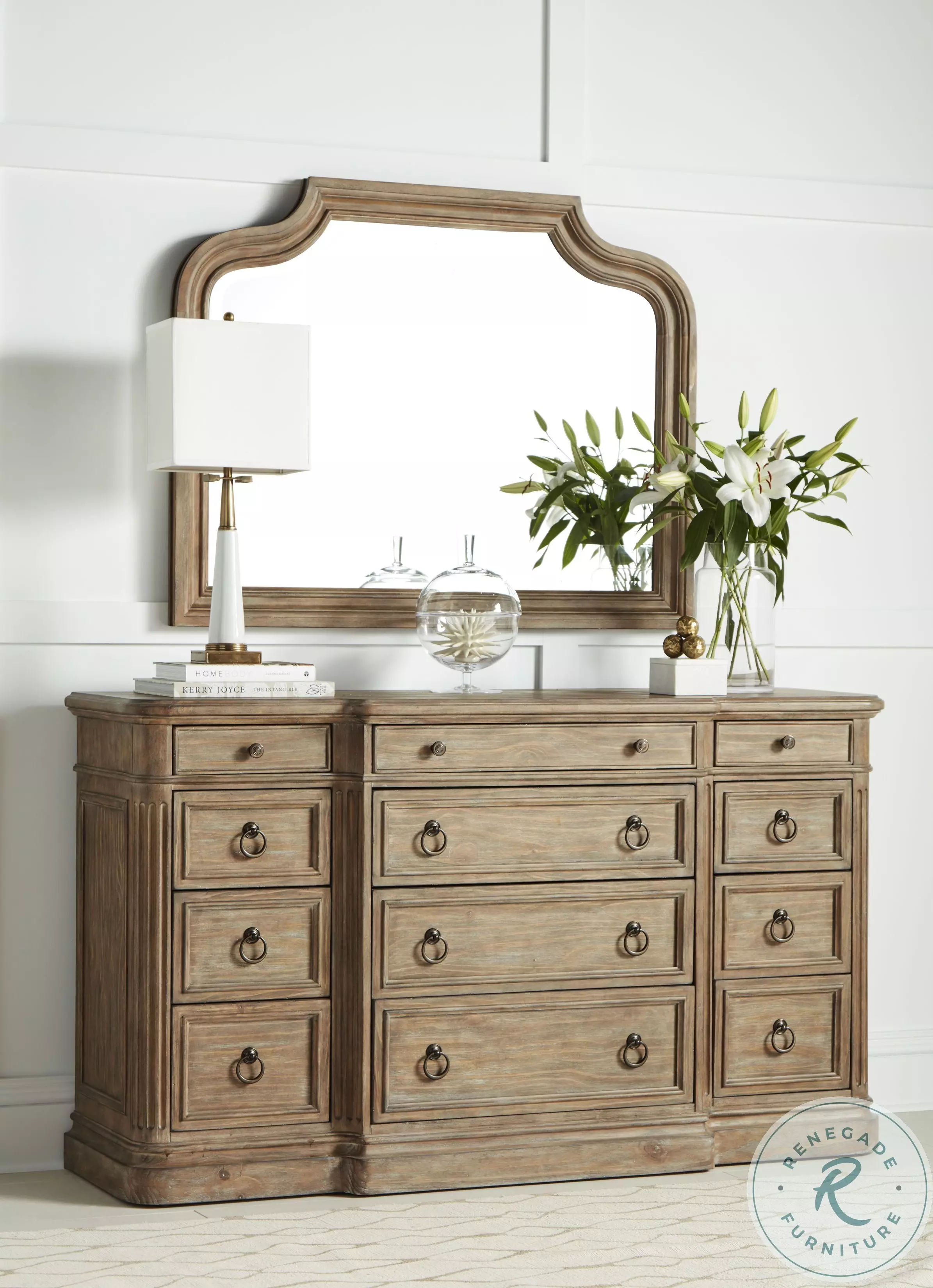 Architrave Almond 12 Drawer Dresser From Home Gallery Stores