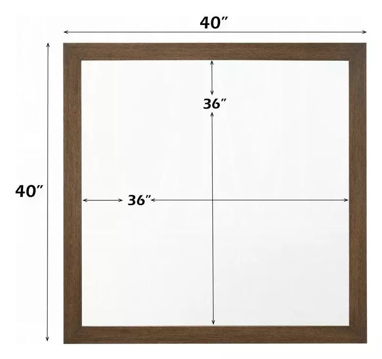 Miquell Oak Square Dresser Mirror