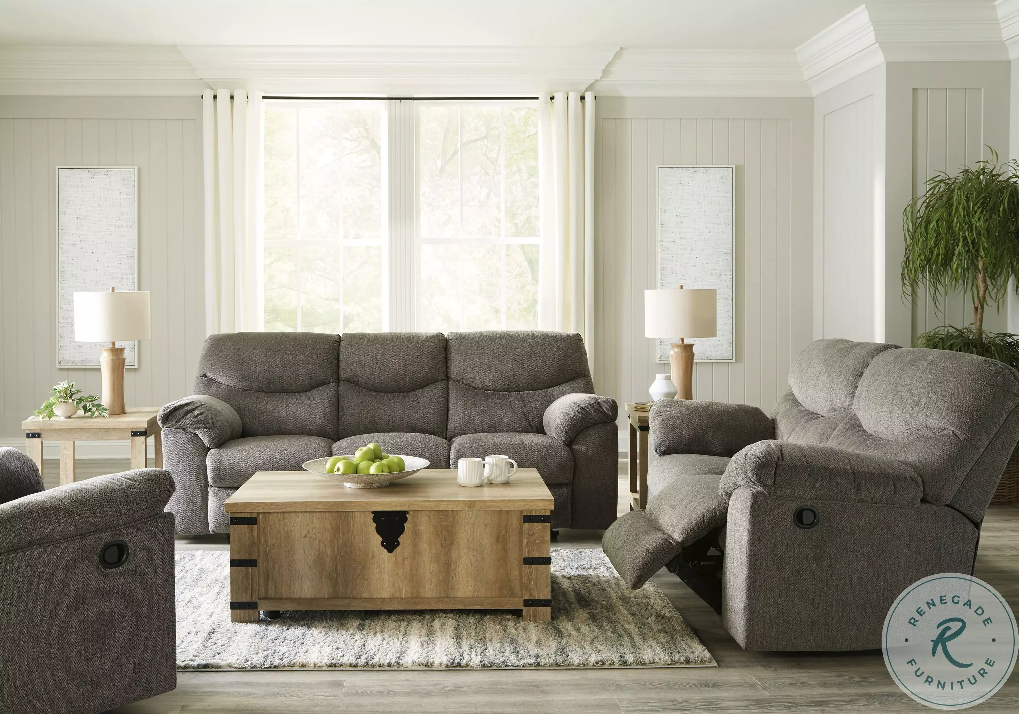 Alphons Putty Recliner From Ashley Furniture | Coleman Furniture