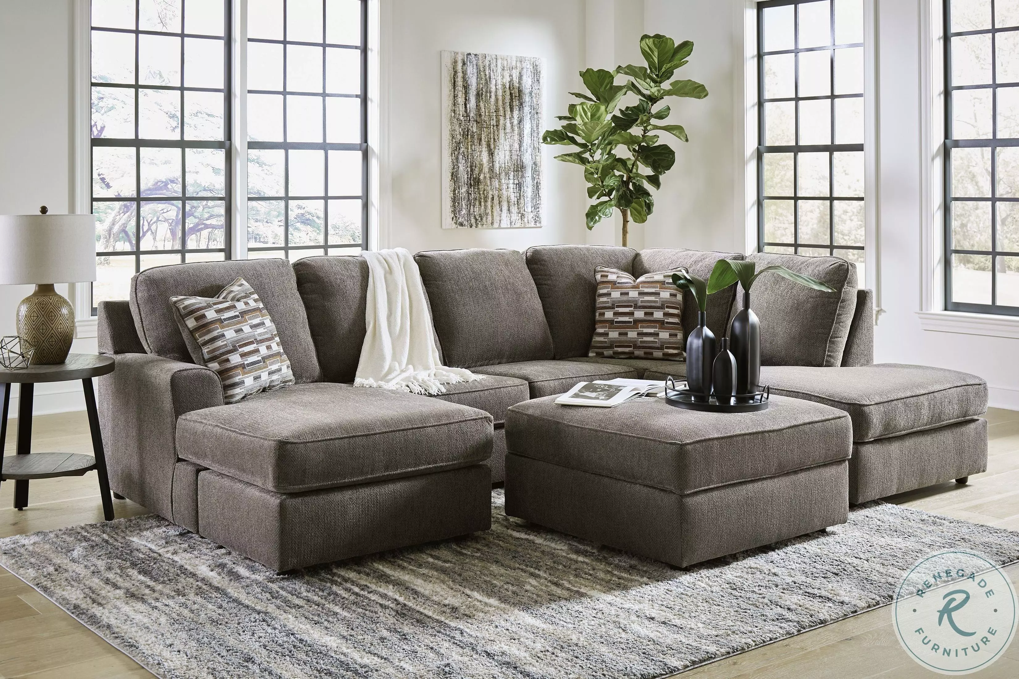 O'Phannon Putty Ottoman With Storage From Ashley Furniture