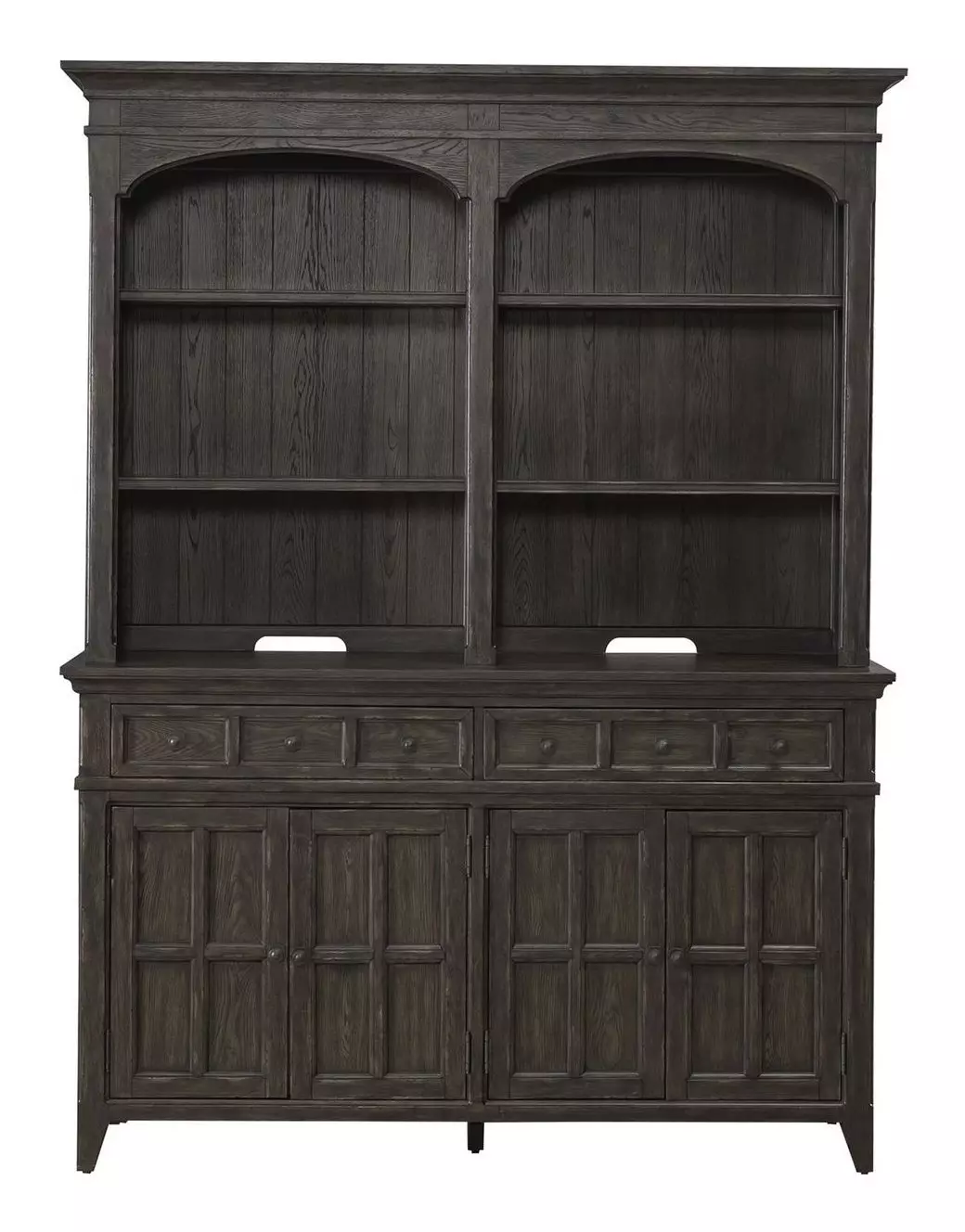 Paradise Valley Saddle Brown Buffet with Hutch