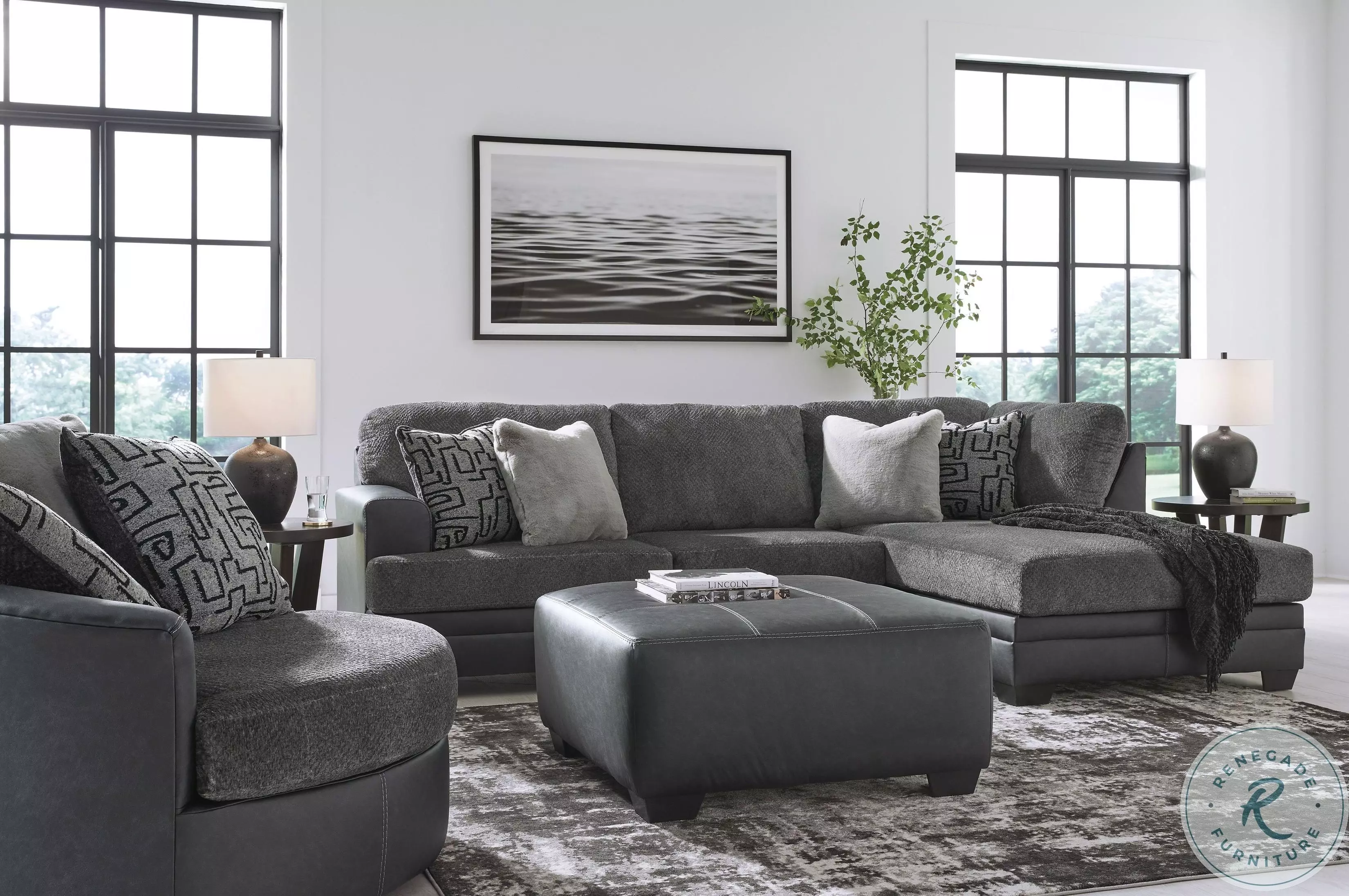 Brixley Pier Graphite Modular Sectional from Ashley Furniture