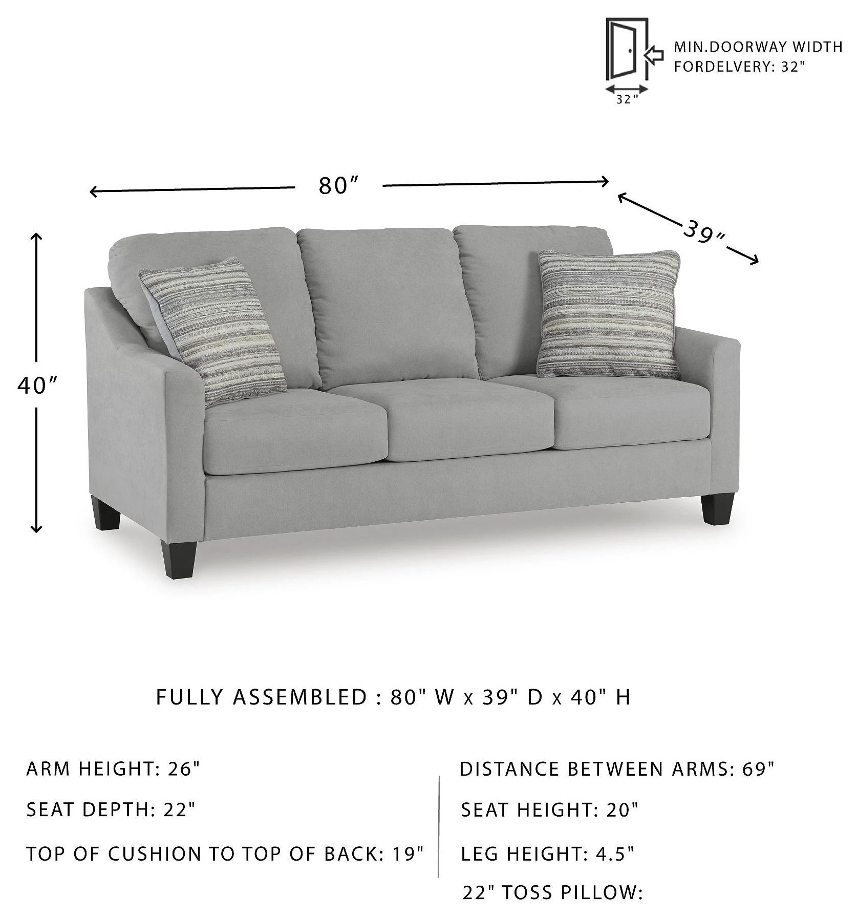 Adlai Shadow Sofa