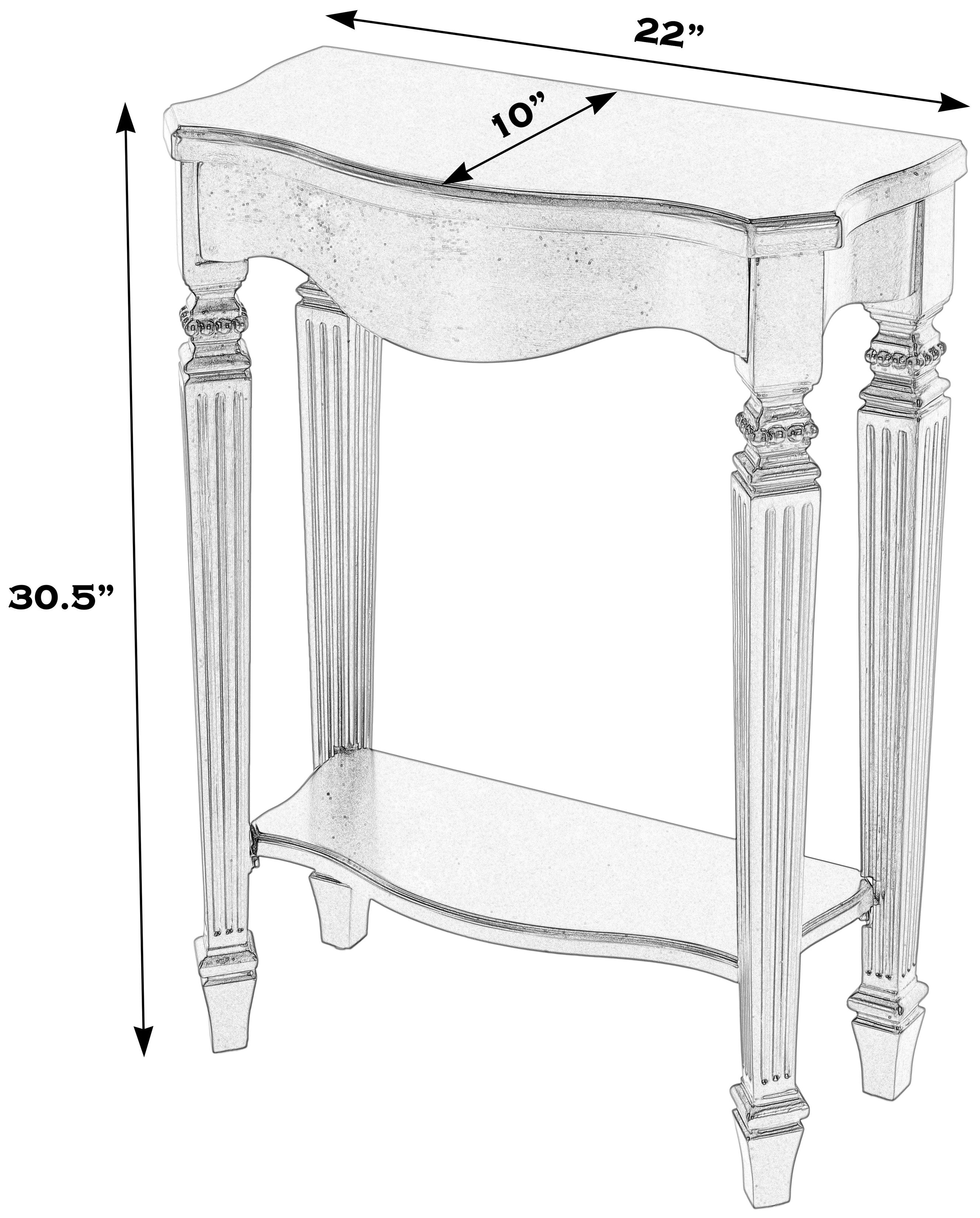 Cheshire Royal Pastel Green 22" Ballerina Console Table