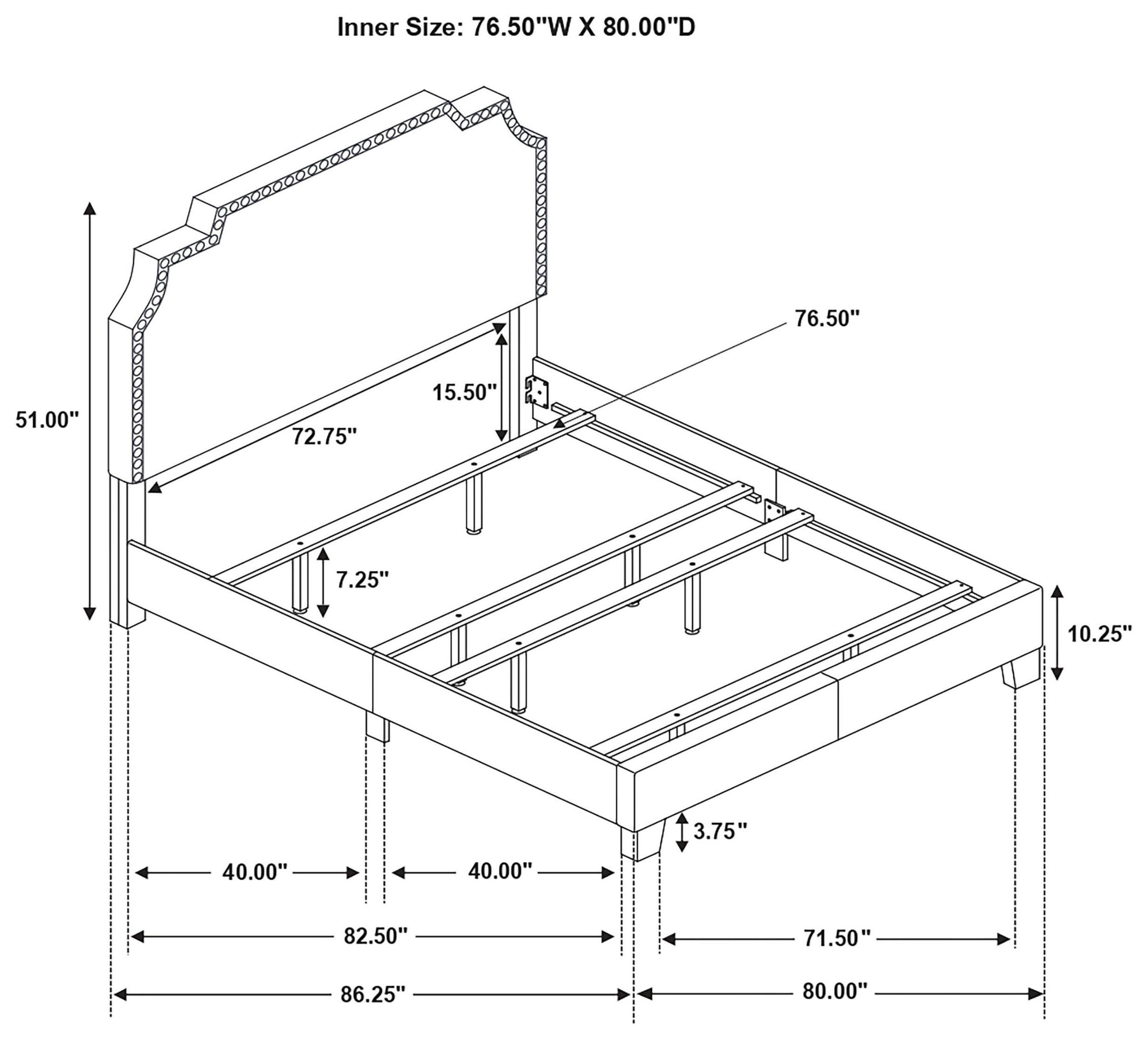Tamarac Beige Upholstered King Panel Bed