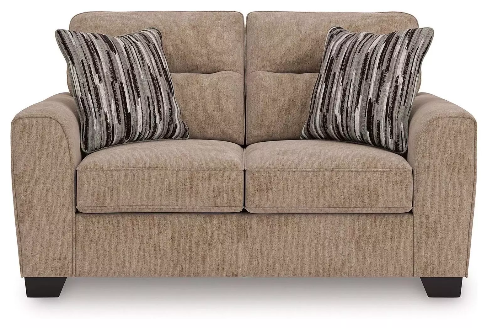 Olten Mocha Loveseat From Ashley Furniture | Coleman Furniture