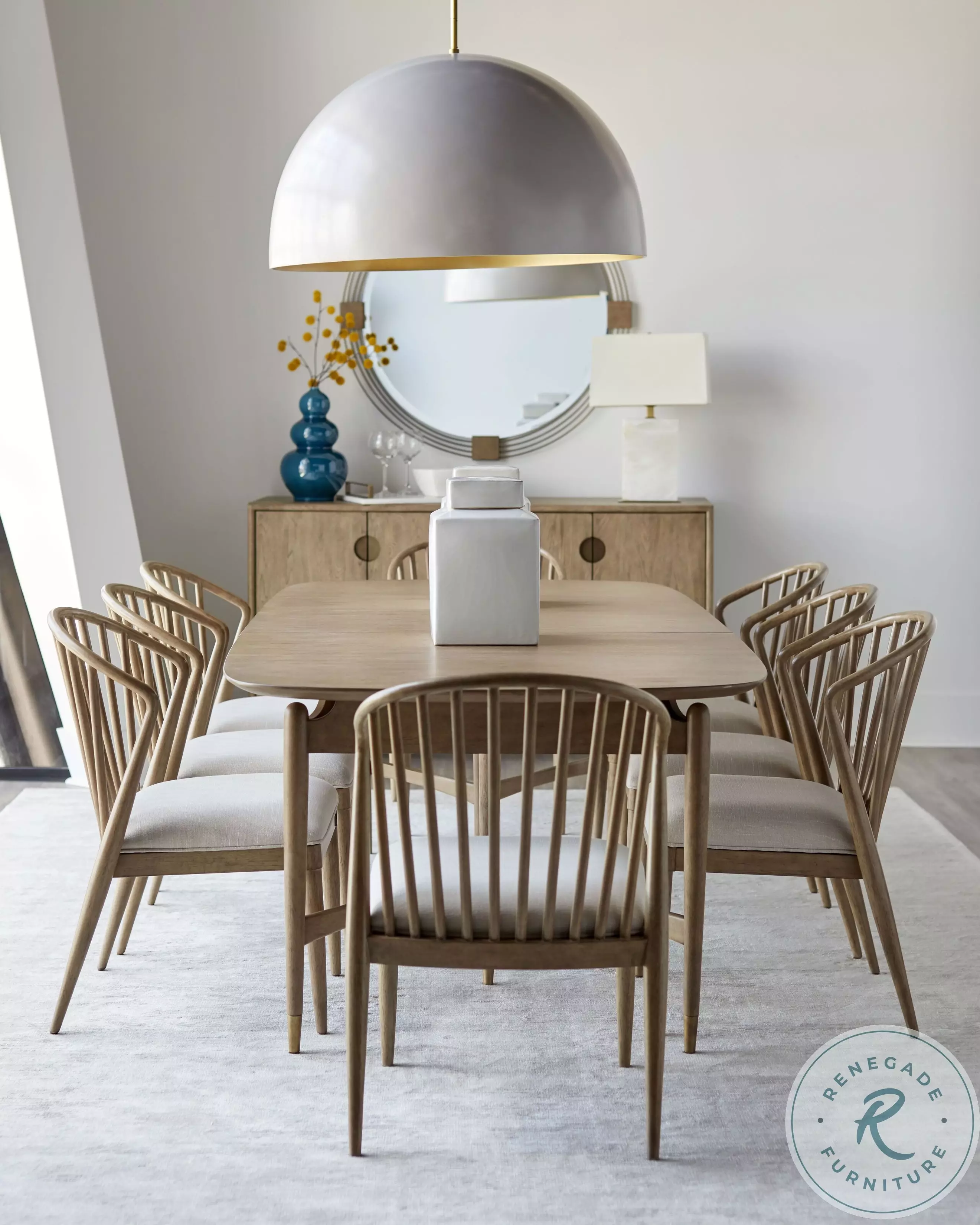 Finn Brown Rectangular Dining Table From ART | Coleman Furniture