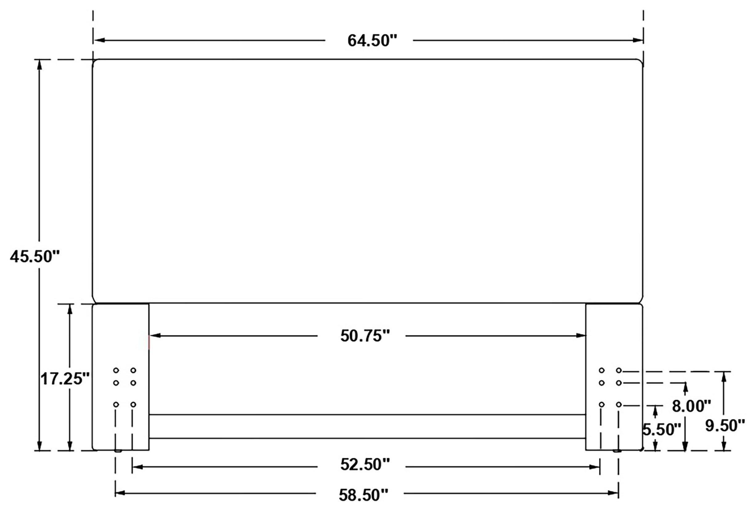 Izzy Sand Full Classic Panel Headboard