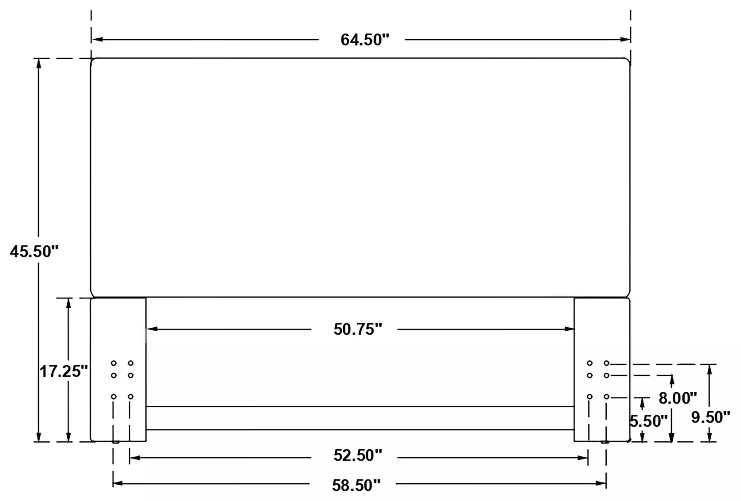 Izzy Sand Full Classic Panel Headboard
