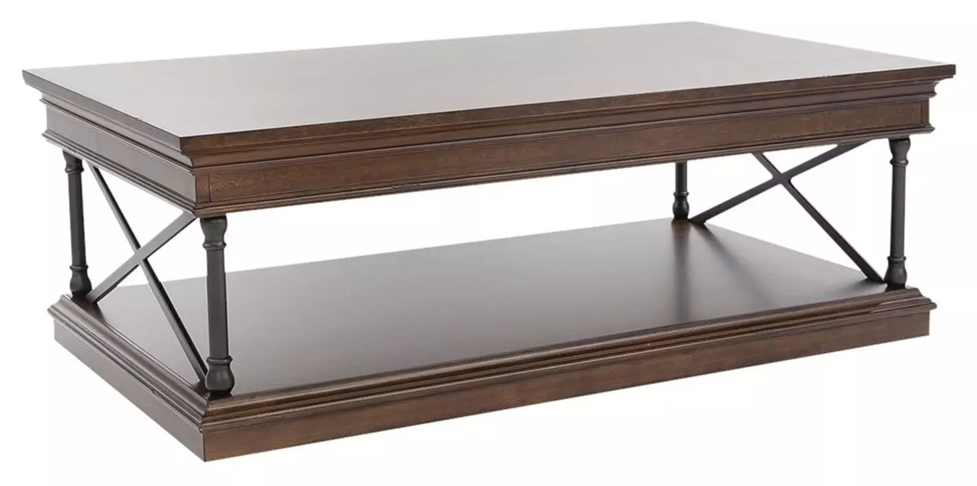 Liberty Furniture Industries, Inc Tribeca Rectangular Cocktail Table - Brown