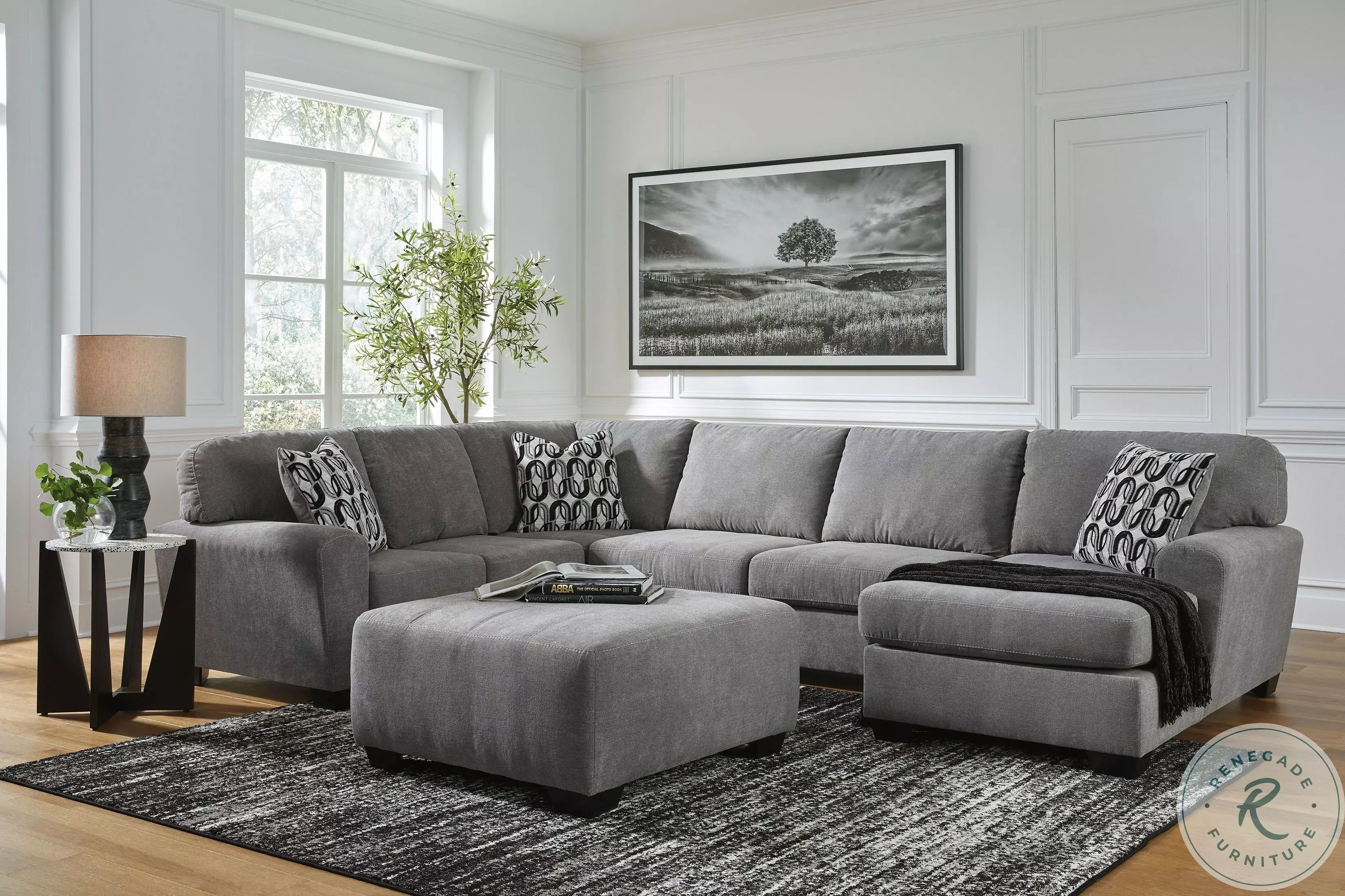 Birkdale Court Gray Modular Sectional From Home Gallery Stores