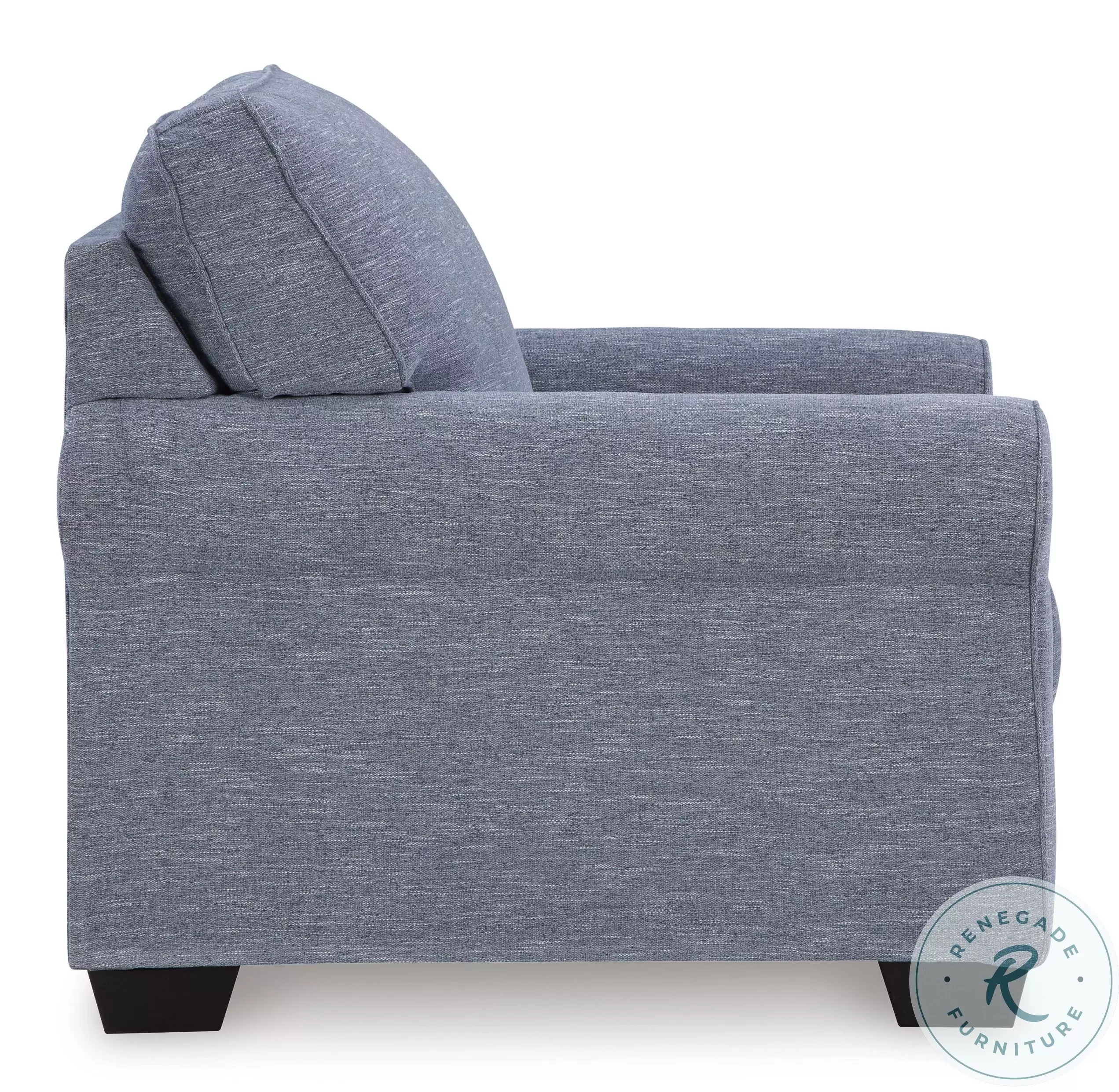 Carissa Manor Denim Chair From Ashley Furniture | Coleman Furniture