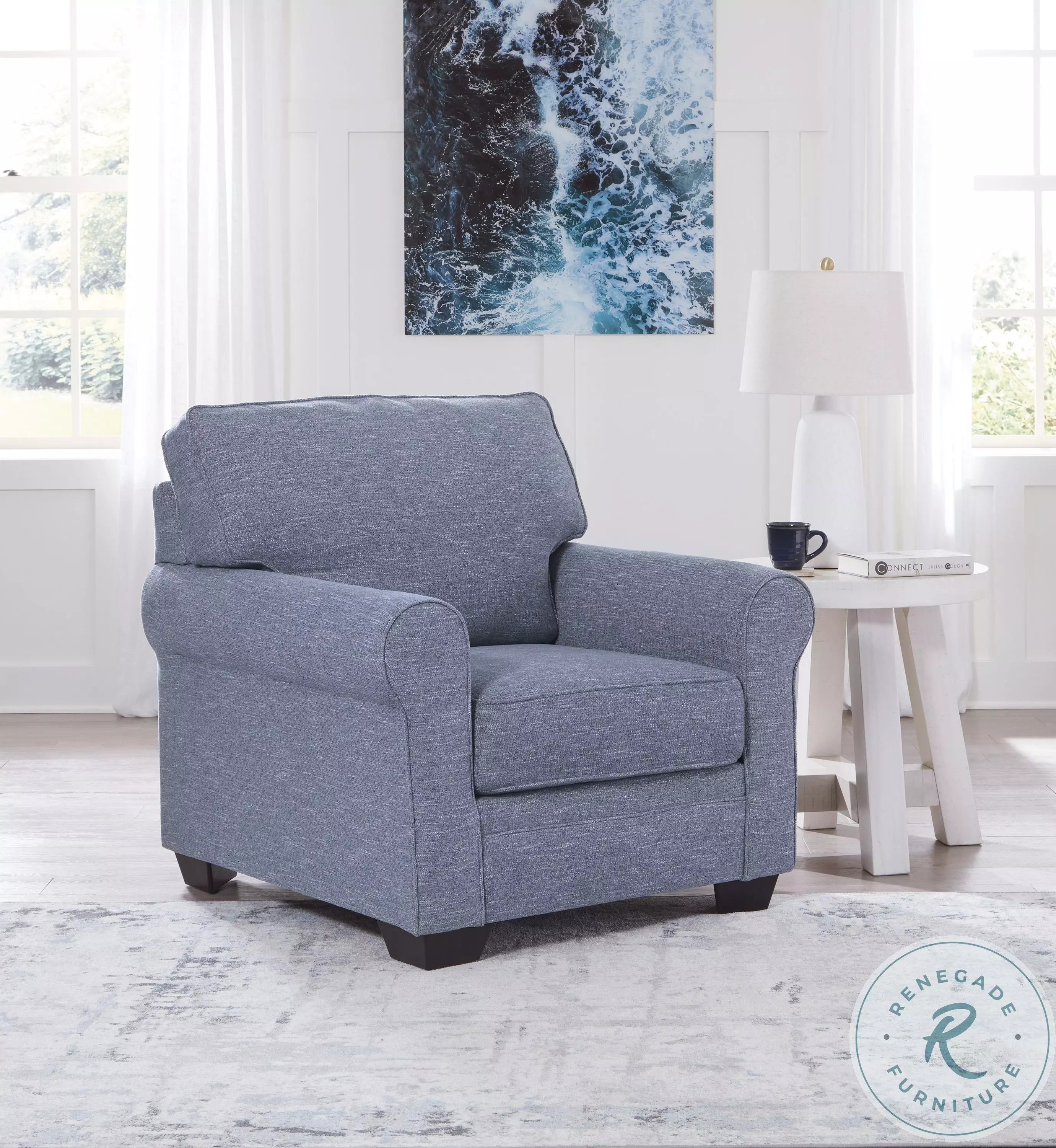 【Lrose】WTW　APERTO CHAIR DENIM ARM１ Carissa Manor Denim Chair From Ashley Furniture | Coleman Furniture