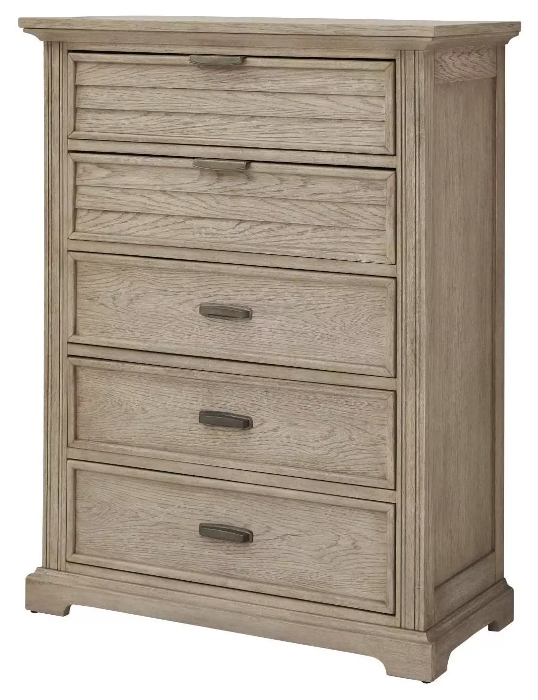 Heritage Coast Sea Oat 5 Drawer Chest From American Woodcrafters