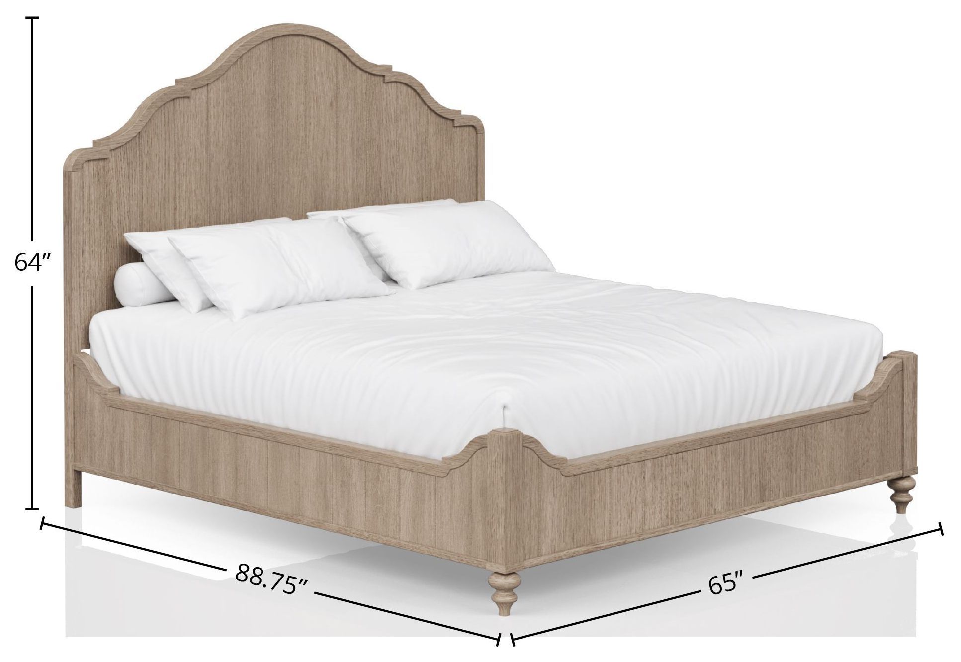 Wilmington Sand Queen Panel Bed