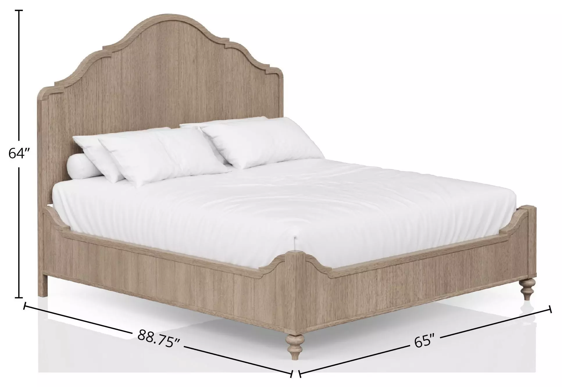 Wilmington Sand Queen Panel Bed