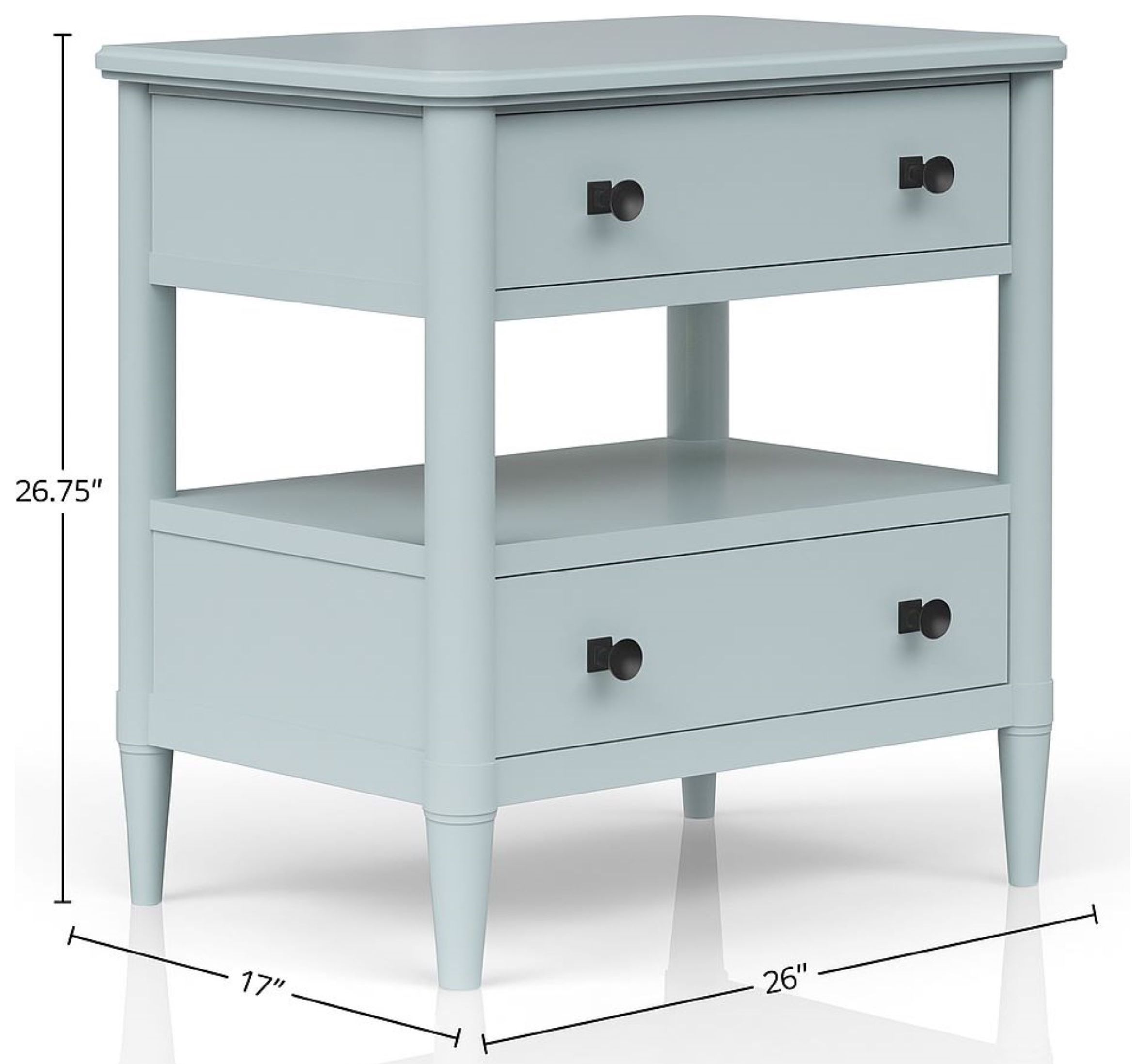 Wilmington Ocean Open Nightstand