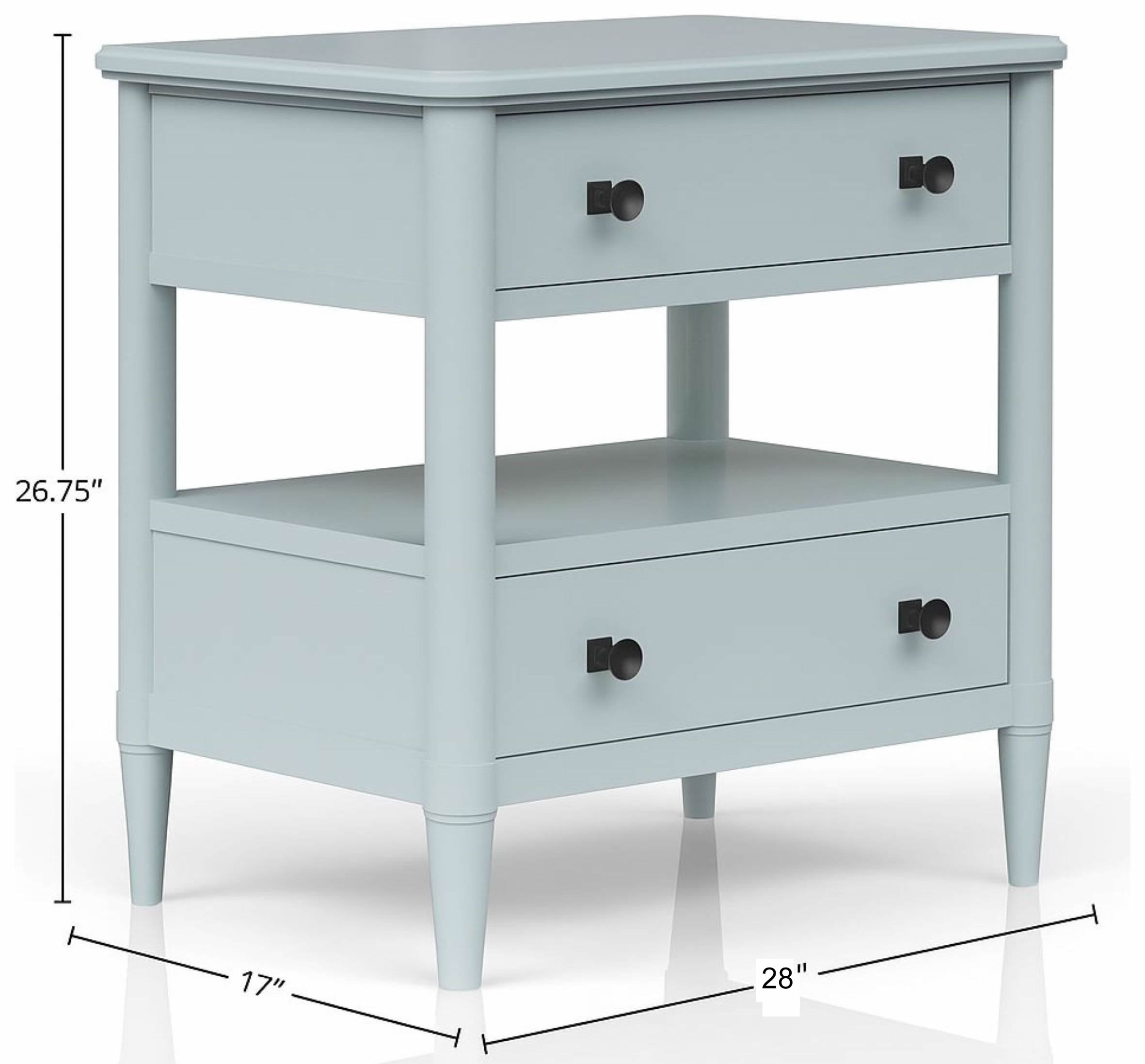 Wilmington Ocean Open Nightstand