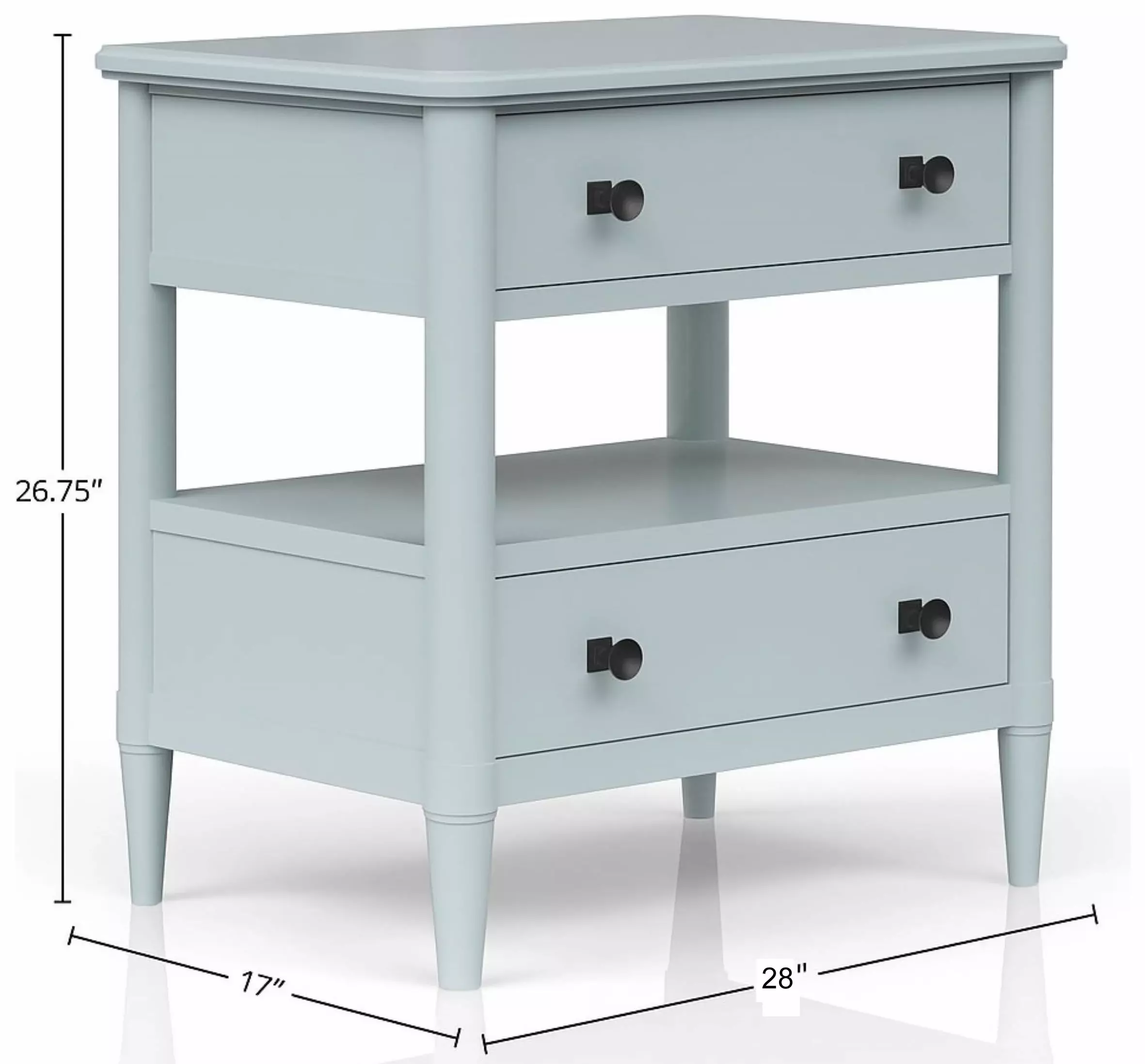 Wilmington Ocean Open Nightstand