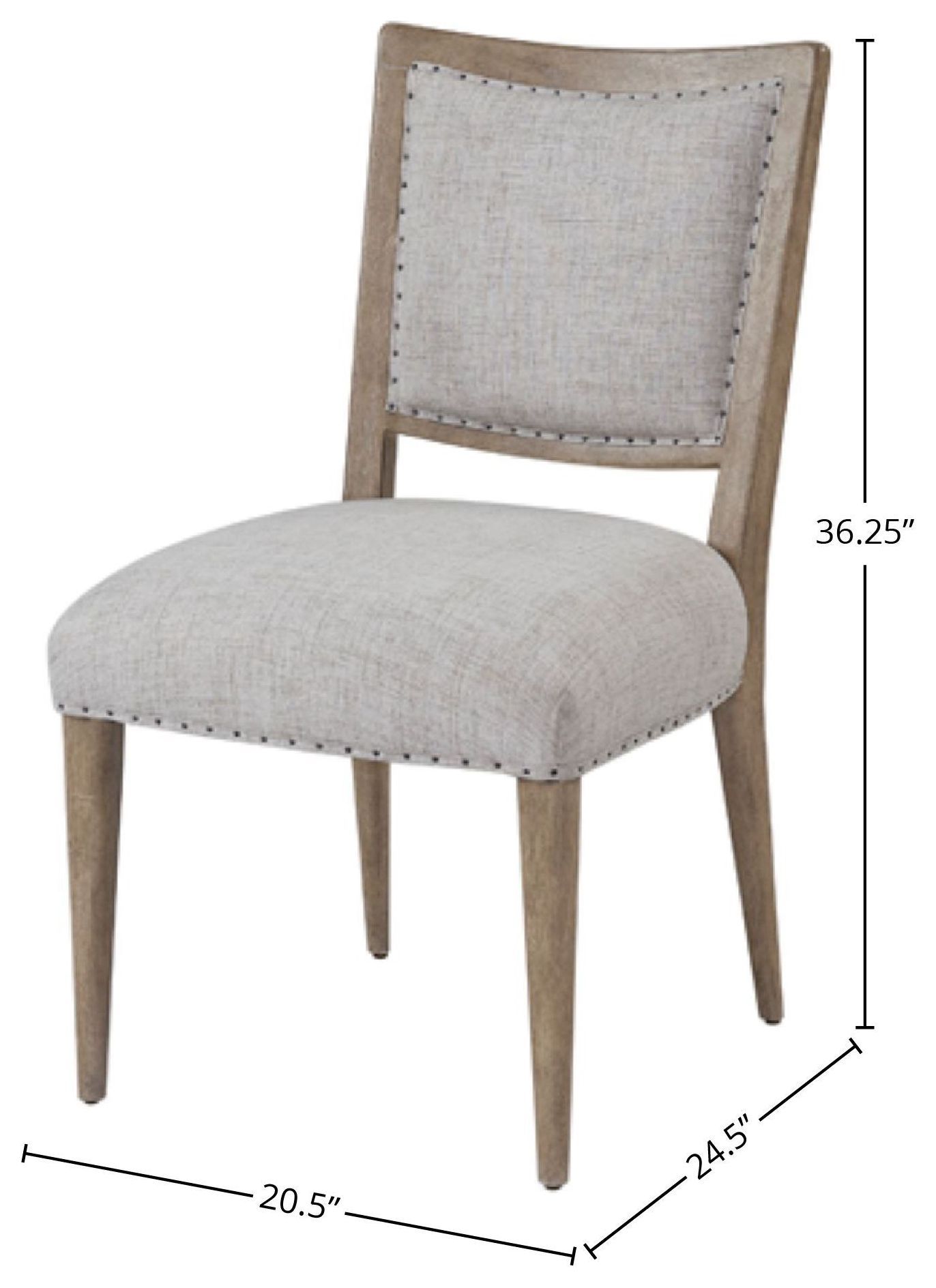 Wilmington Sand Upholstered Dining Chair Set of 2