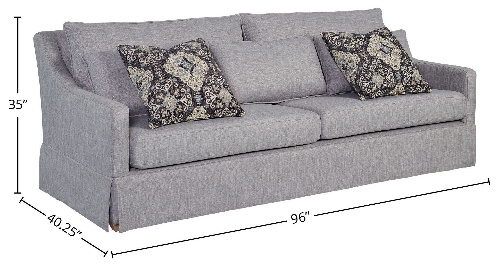 Wilmington Pioneer 96" Sofa B with 2 Pillows